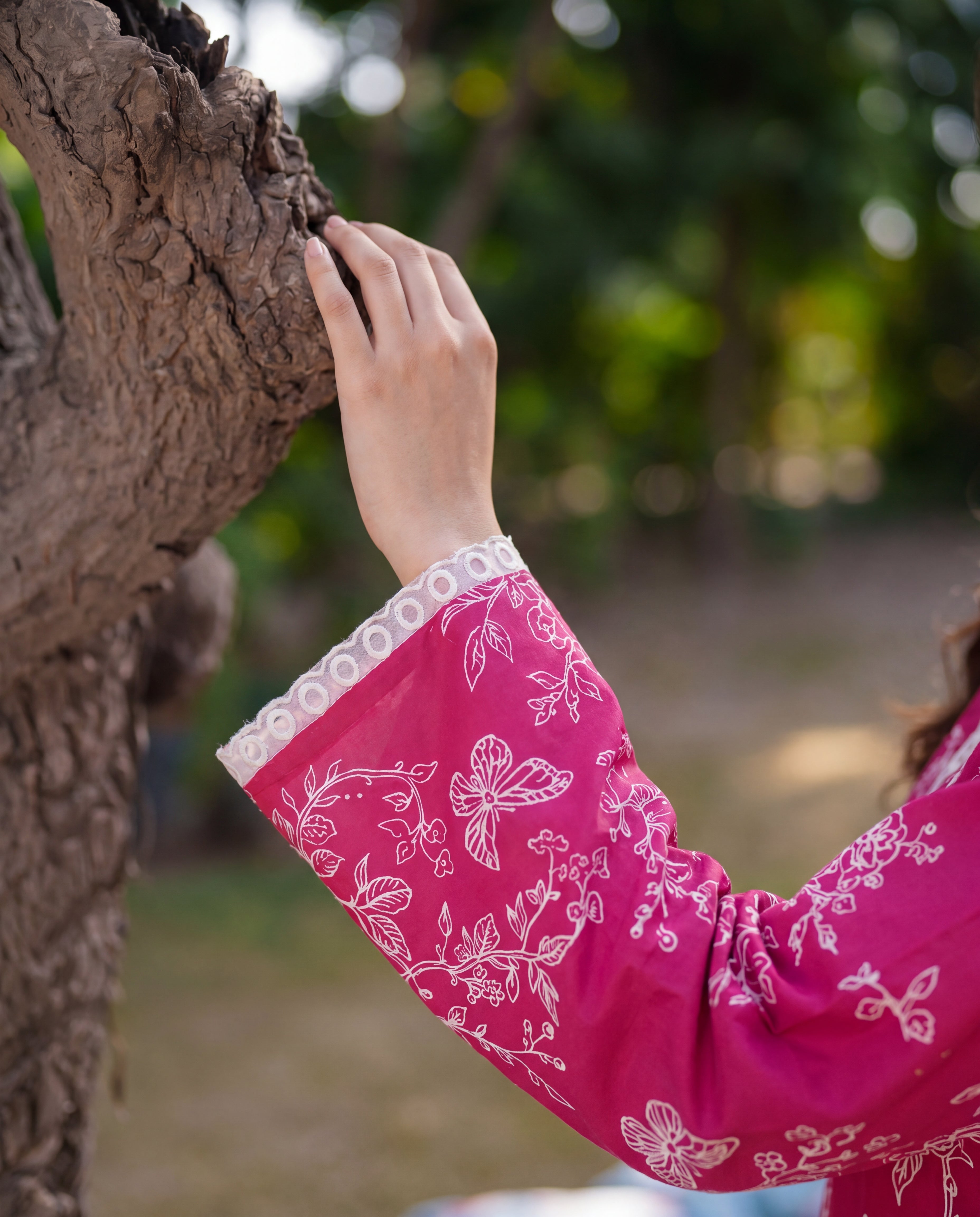 Plum Red Premium Fabric Pakistani Summer Dresses - Sahiba-clothing - 5