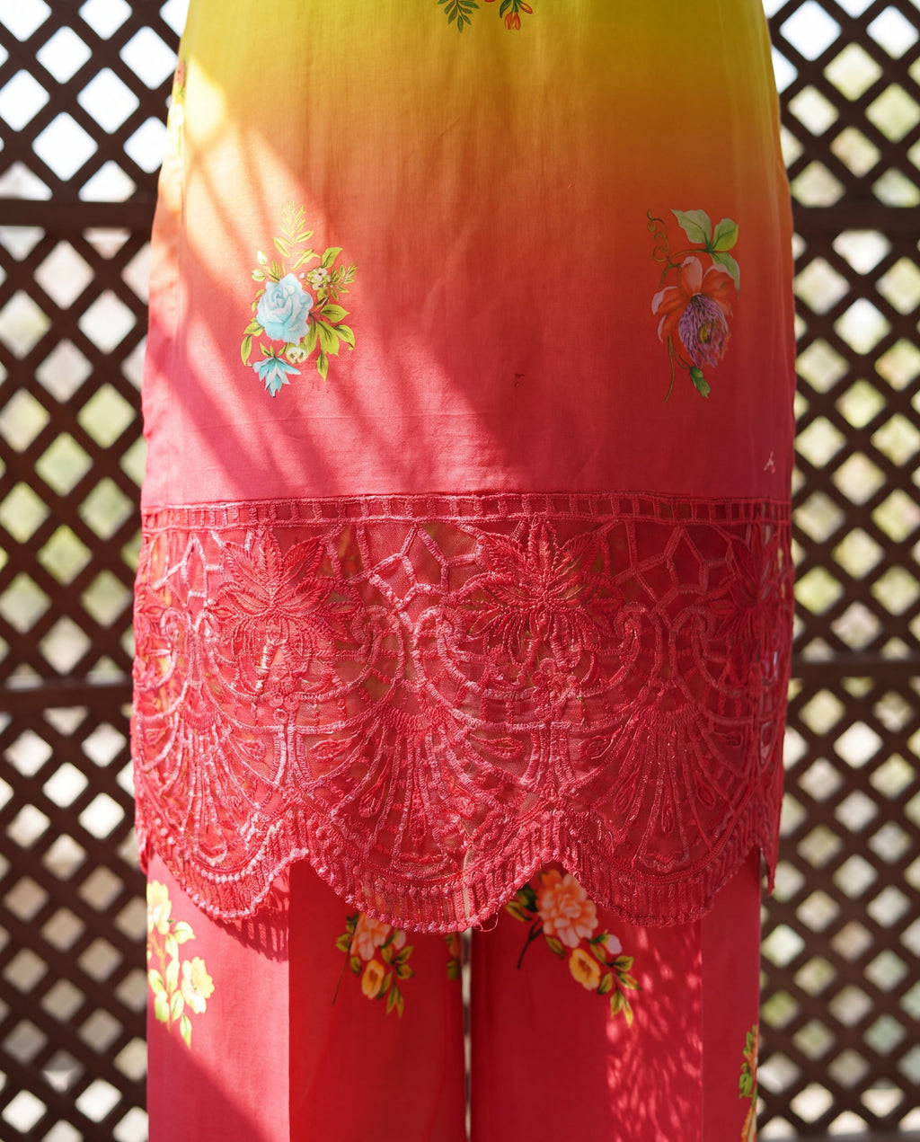 Plumeria Premium Fabric Pakistani Summer Dresses - Sahiba-clothing - 5