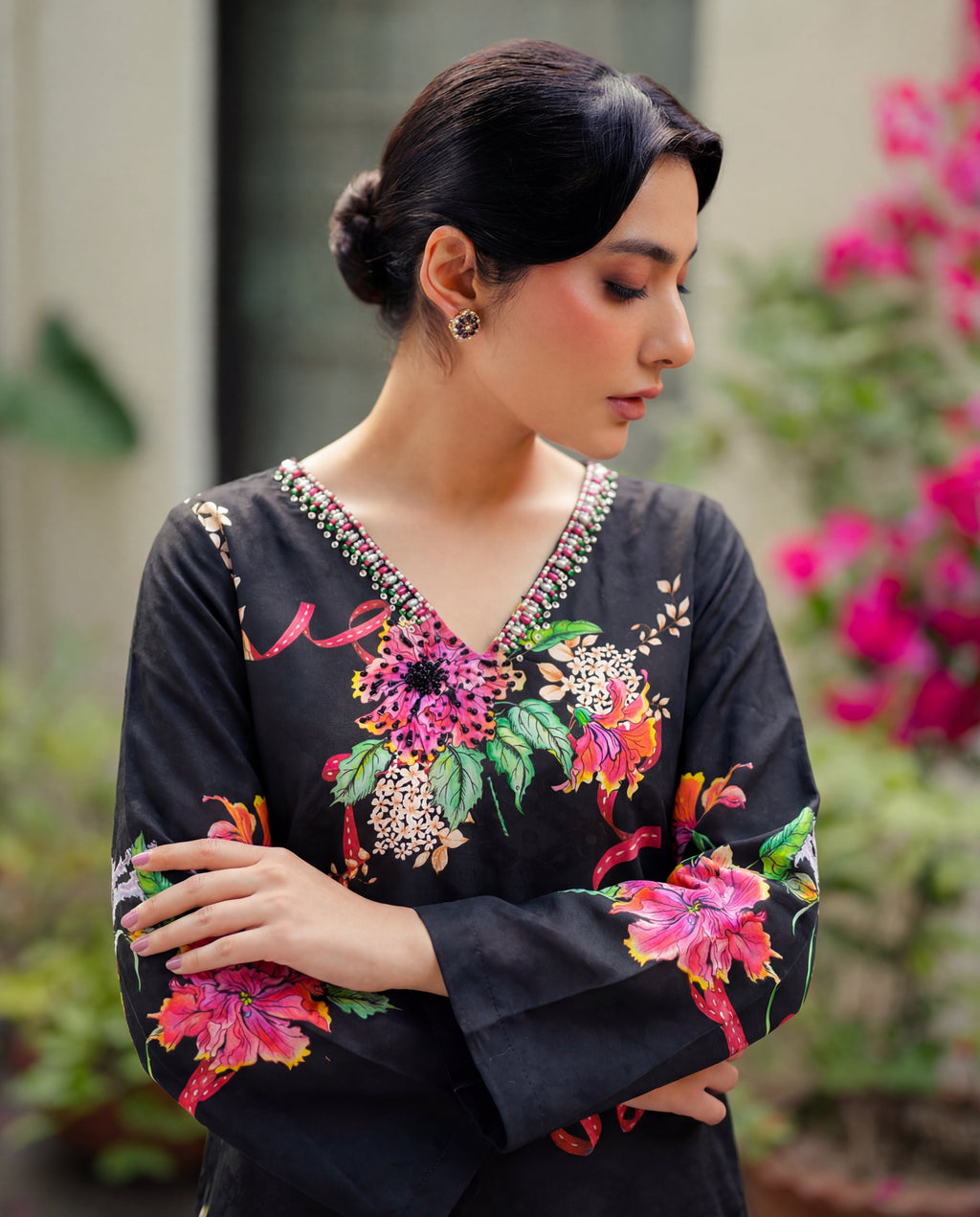 Preety Premium Fabric Pakistani Summer Dresses - Sahiba-clothing - 2