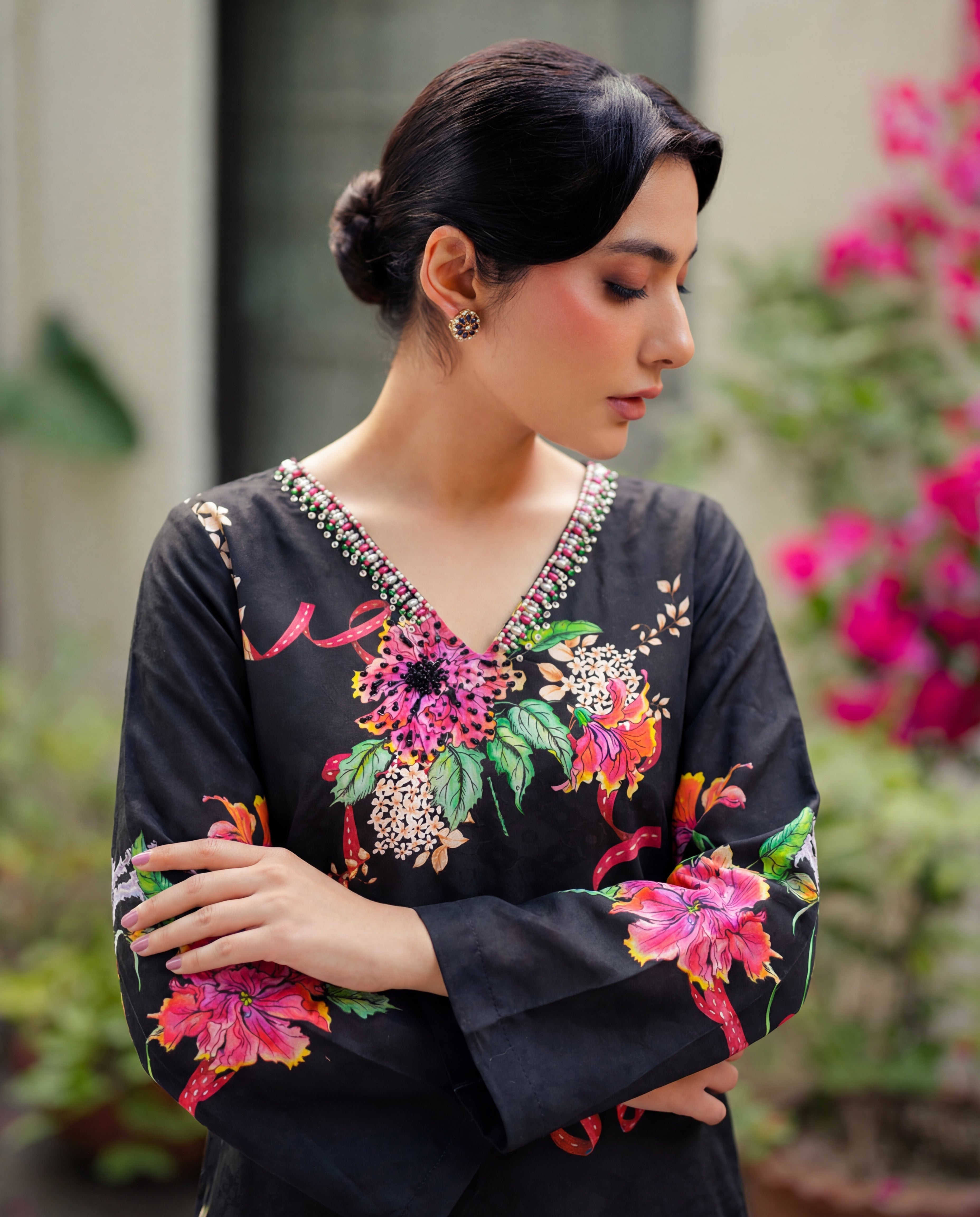 Preety Premium Fabric Pakistani Summer Dresses - Sahiba-clothing - 2