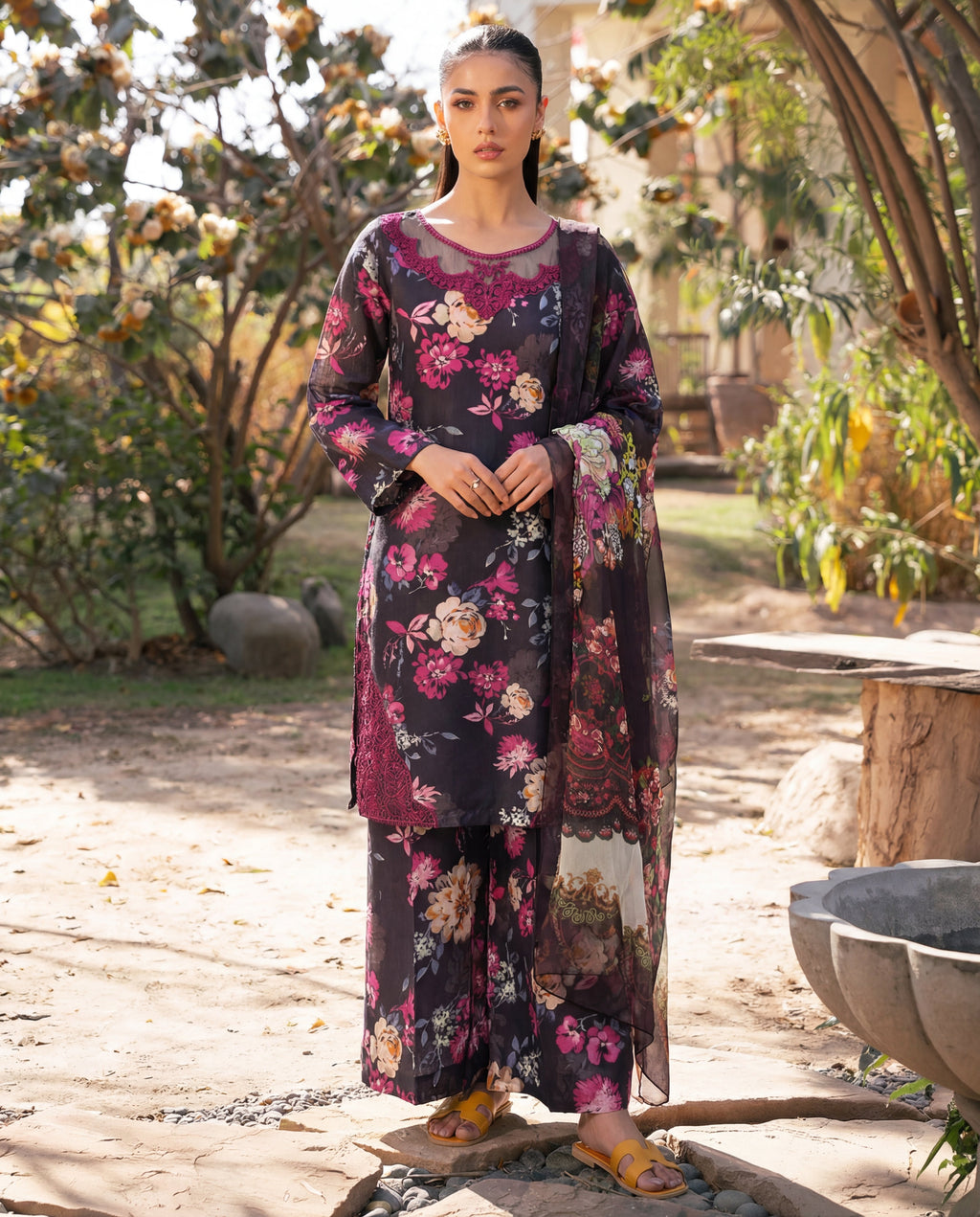Rabeel Premium Fabric Pakistani Summer Dresses - Sahiba-clothing - 1