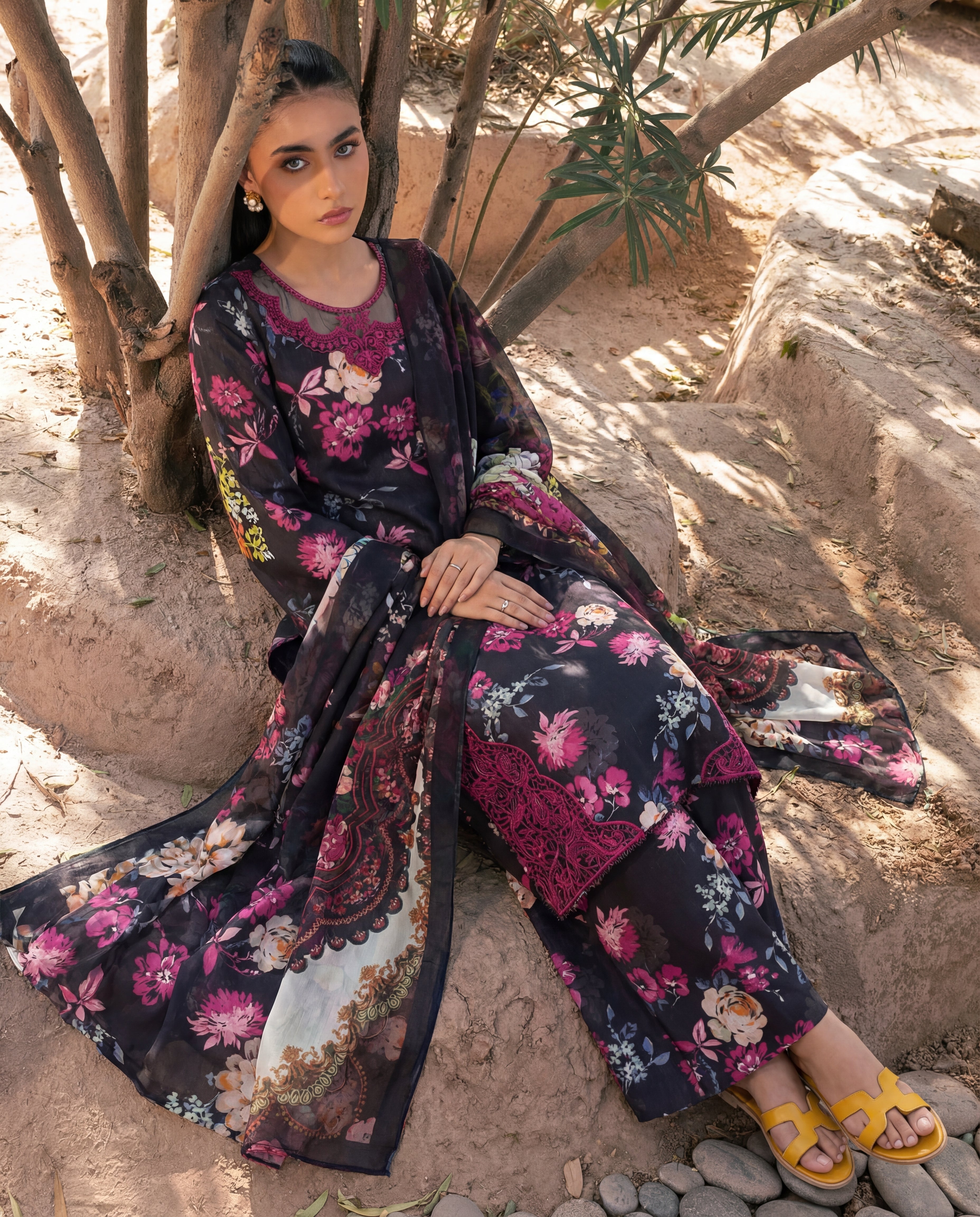 Rabeel Premium Fabric Pakistani Summer Dresses - Sahiba-clothing - 3