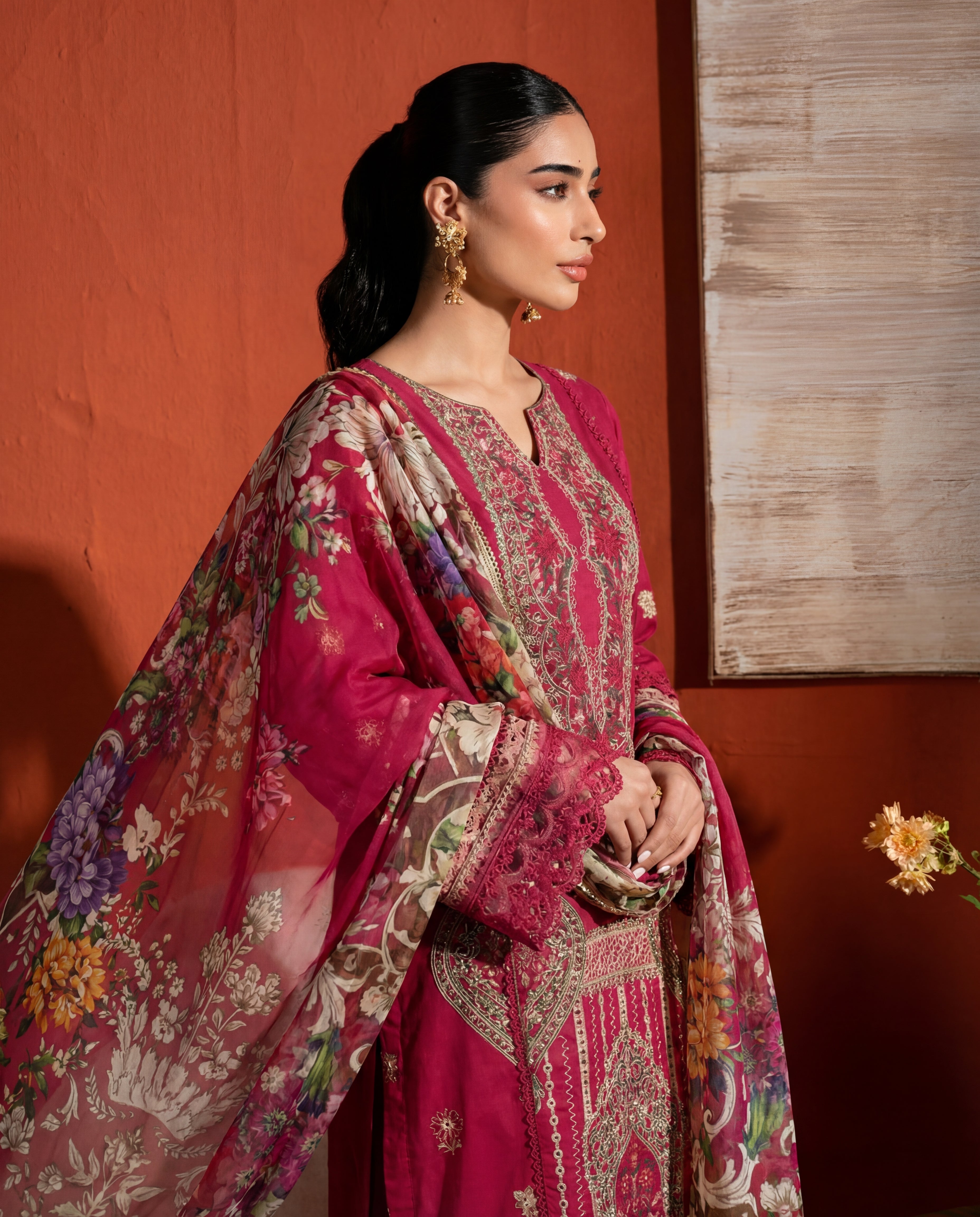 Rahiba Premium Fabric Pakistani Summer Dresses - Sahiba-clothing - 8