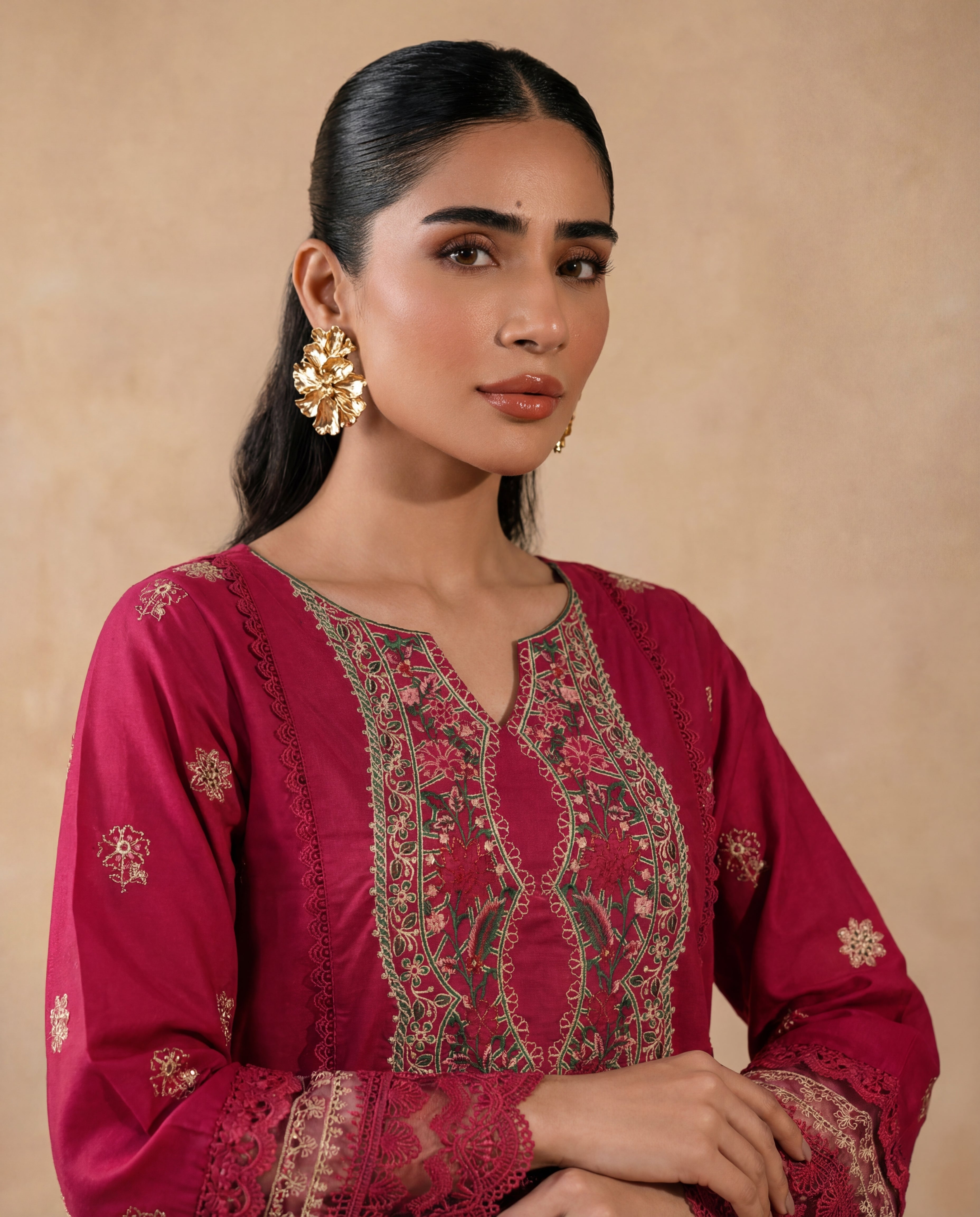 Rahiba Premium Fabric Pakistani Summer Dresses - Sahiba-clothing - 5