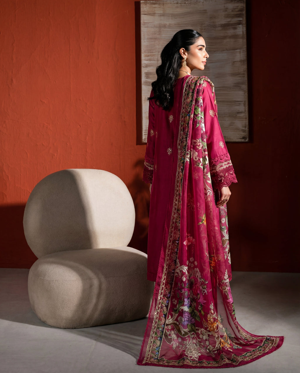 Rahiba Premium Fabric Pakistani Summer Dresses - Sahiba-clothing - 4