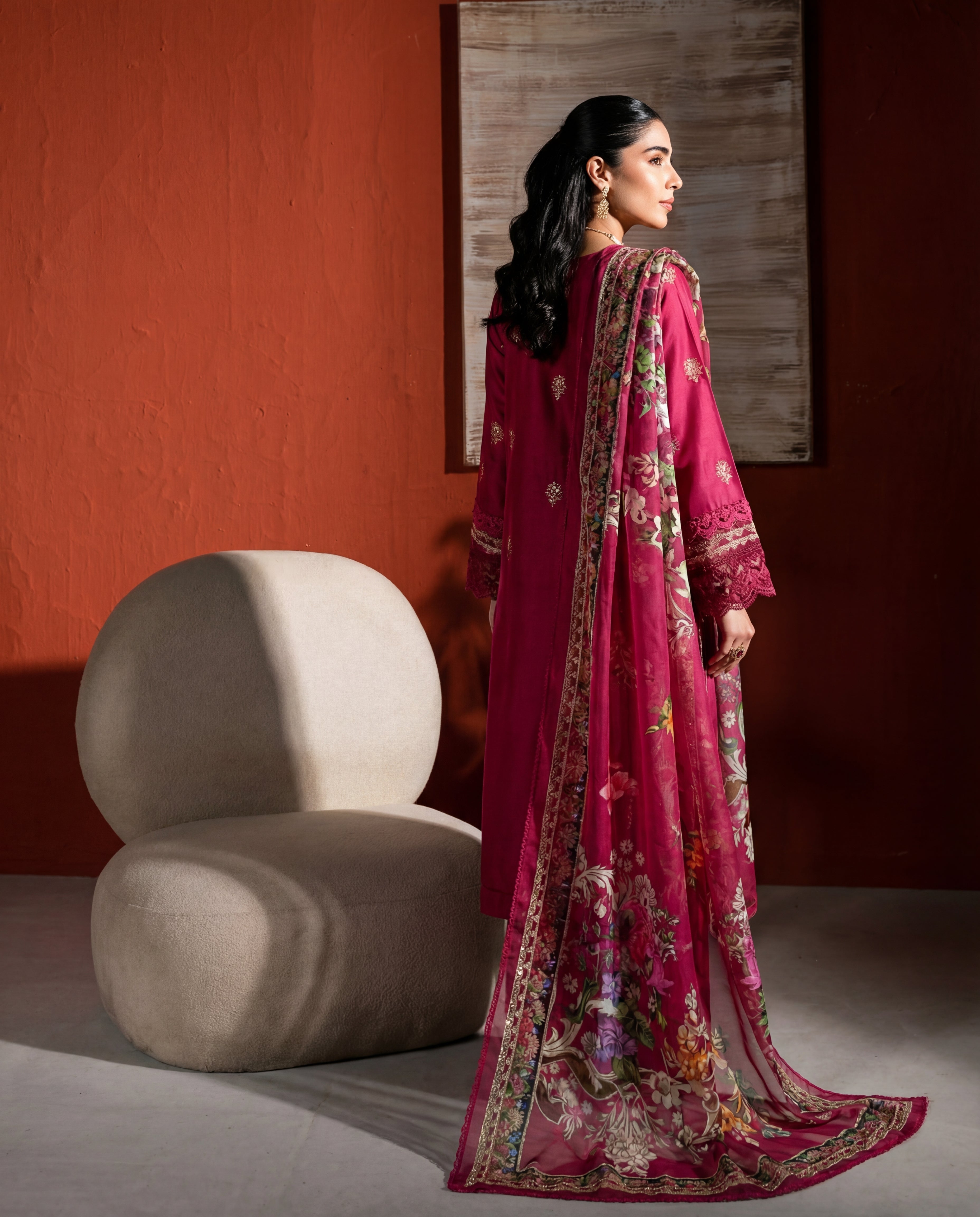 Rahiba Premium Fabric Pakistani Summer Dresses - Sahiba-clothing - 4