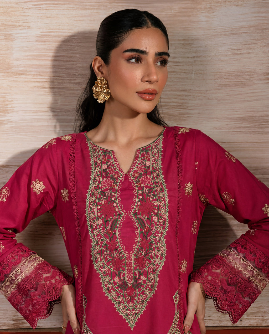 Rahiba Premium Fabric Pakistani Summer Dresses - Sahiba-clothing - 3