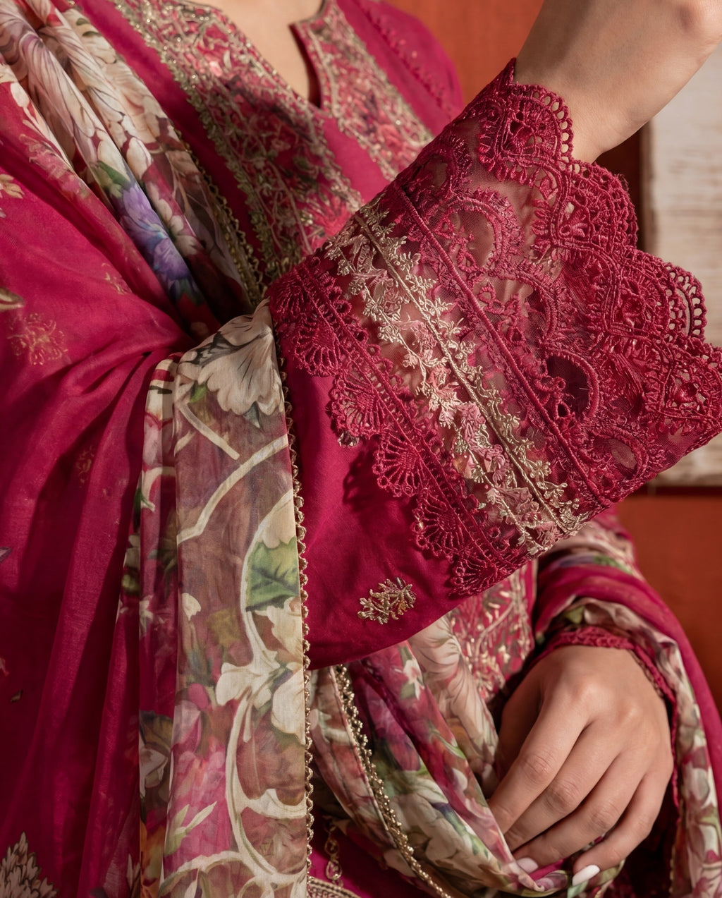 Rahiba Premium Fabric Pakistani Summer Dresses - Sahiba-clothing - 2