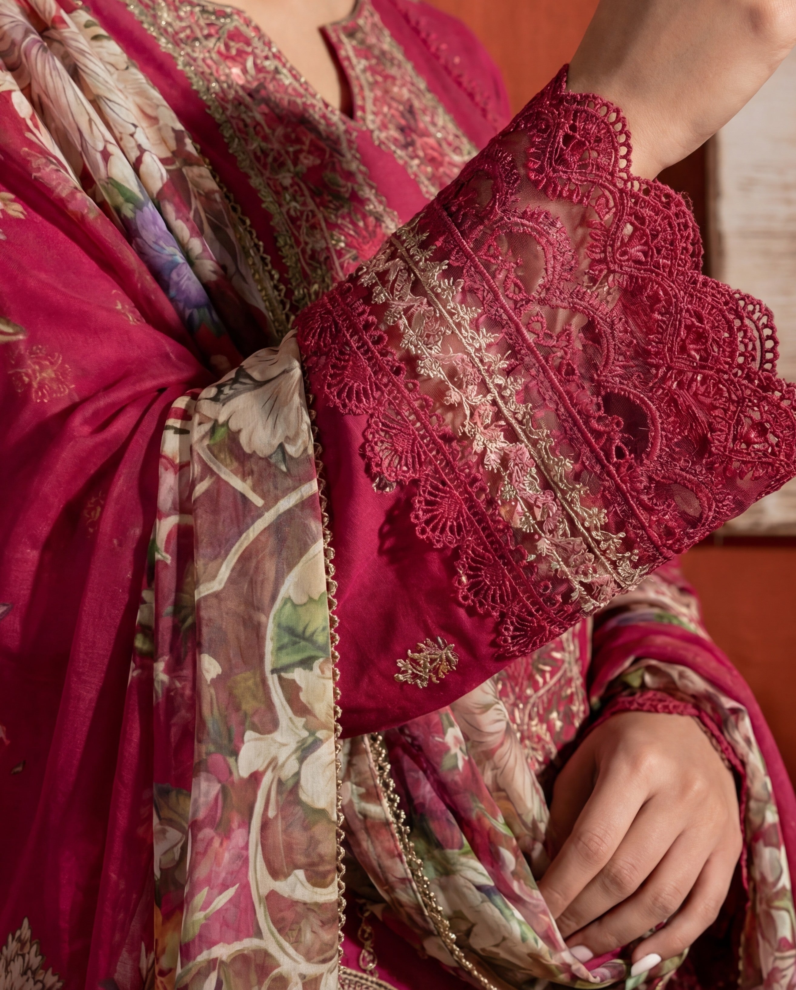 Rahiba Premium Fabric Pakistani Summer Dresses - Sahiba-clothing - 2