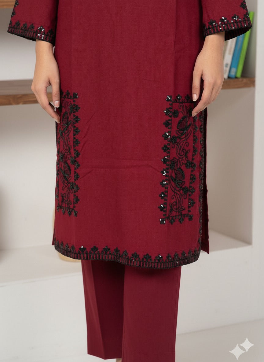 Rameen Premium Fabric Pakistani Winter Dresses - Sahiba-clothing - 3