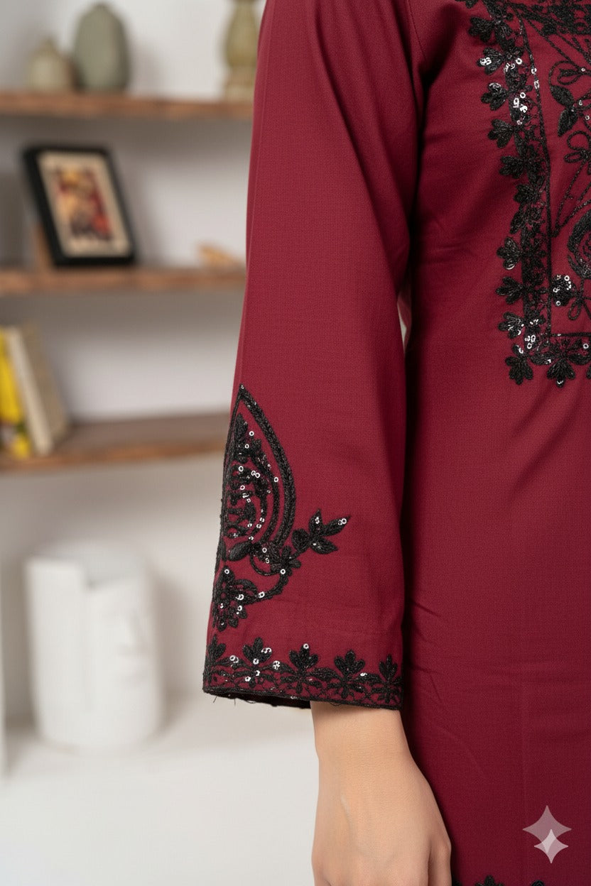 Rameen Premium Fabric Pakistani Winter Dresses - Sahiba-clothing - 4