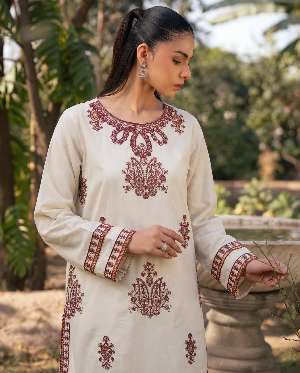 Reena Premium Fabric Pakistani Summer Dresses - Sahiba-clothing - 2