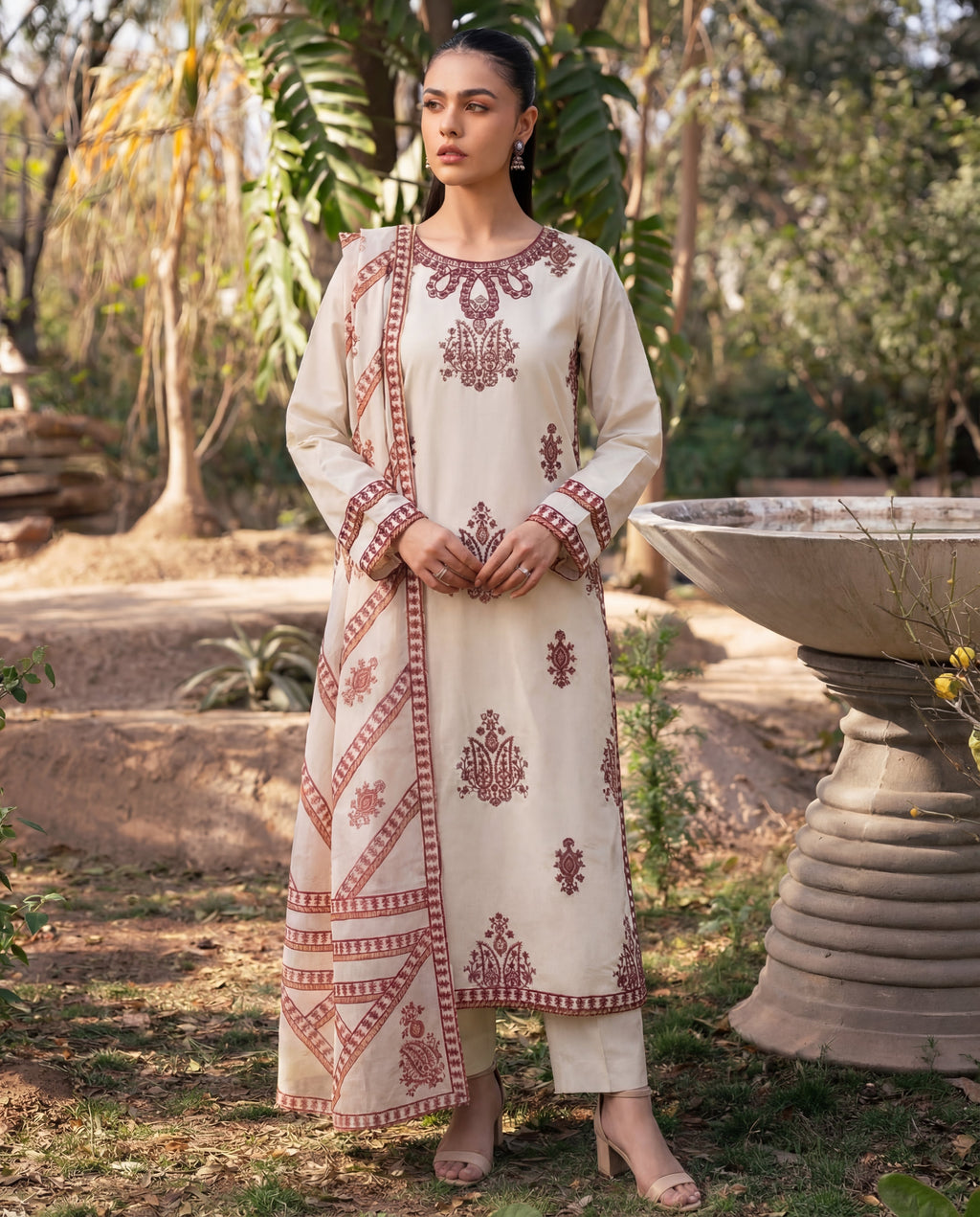 Reena Premium Fabric Pakistani Summer Dresses - Sahiba-clothing - 1
