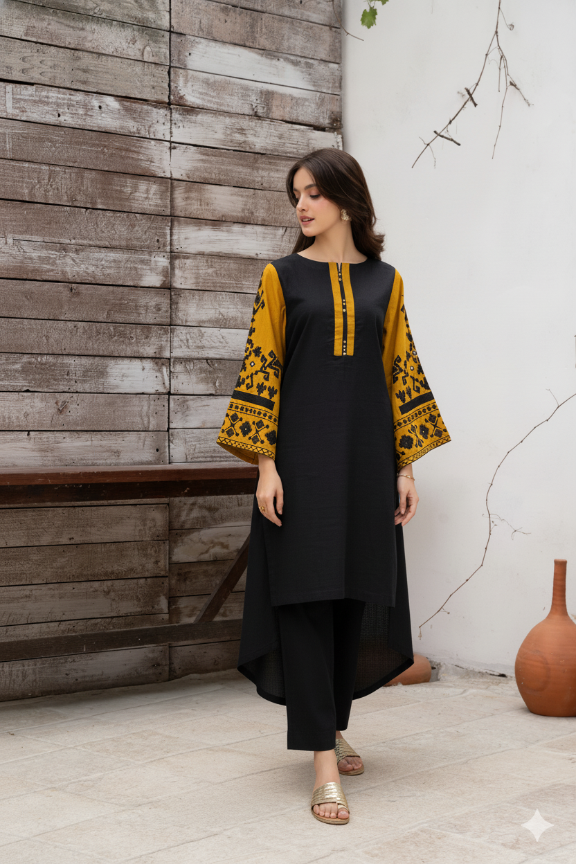 Rimaya Premium Fabric Pakistani Winter Dresses - Sahiba-clothing - 3