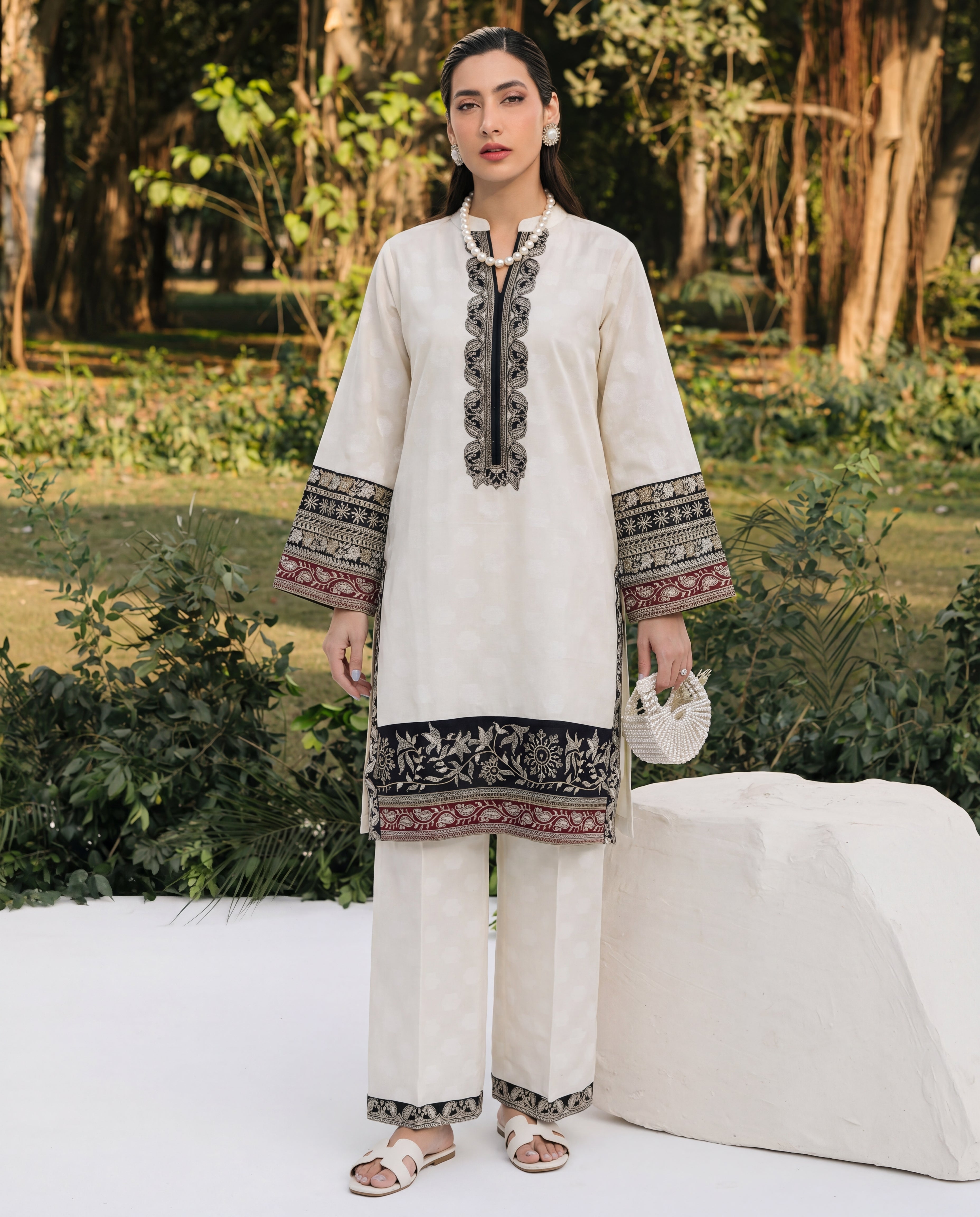 Riwaayat Premium Fabric Pakistani Summer Dresses - Sahiba-clothing - 1