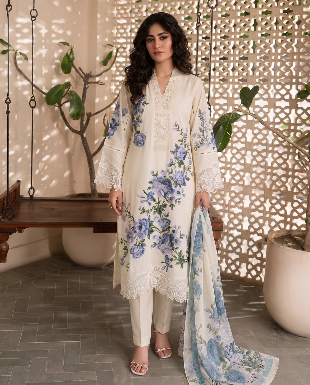 Rohini Zinc Premium Fabric Pakistani Summer Dresses - Sahiba-clothing - 1