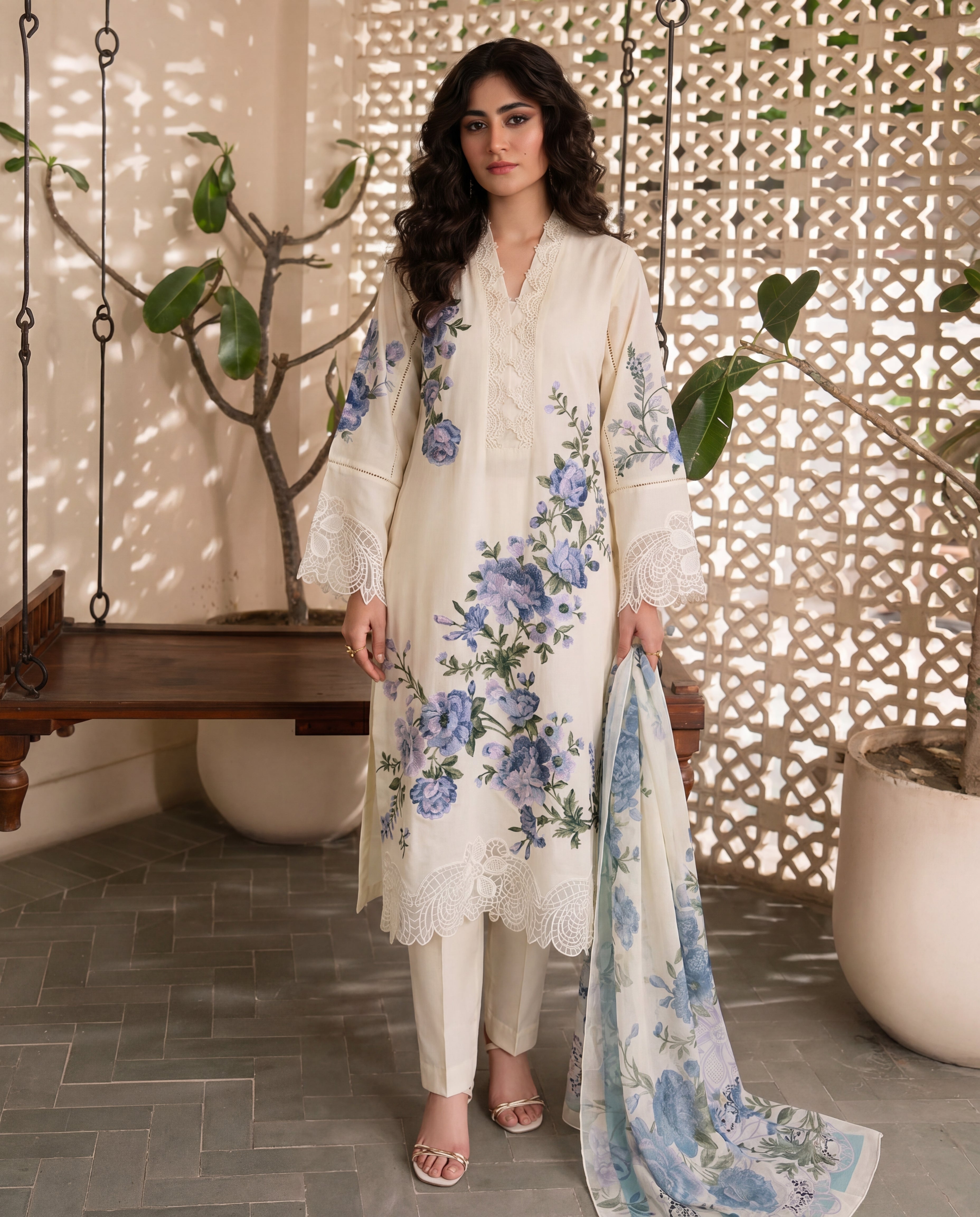 Rohini Zinc Premium Fabric Pakistani Summer Dresses - Sahiba-clothing - 1