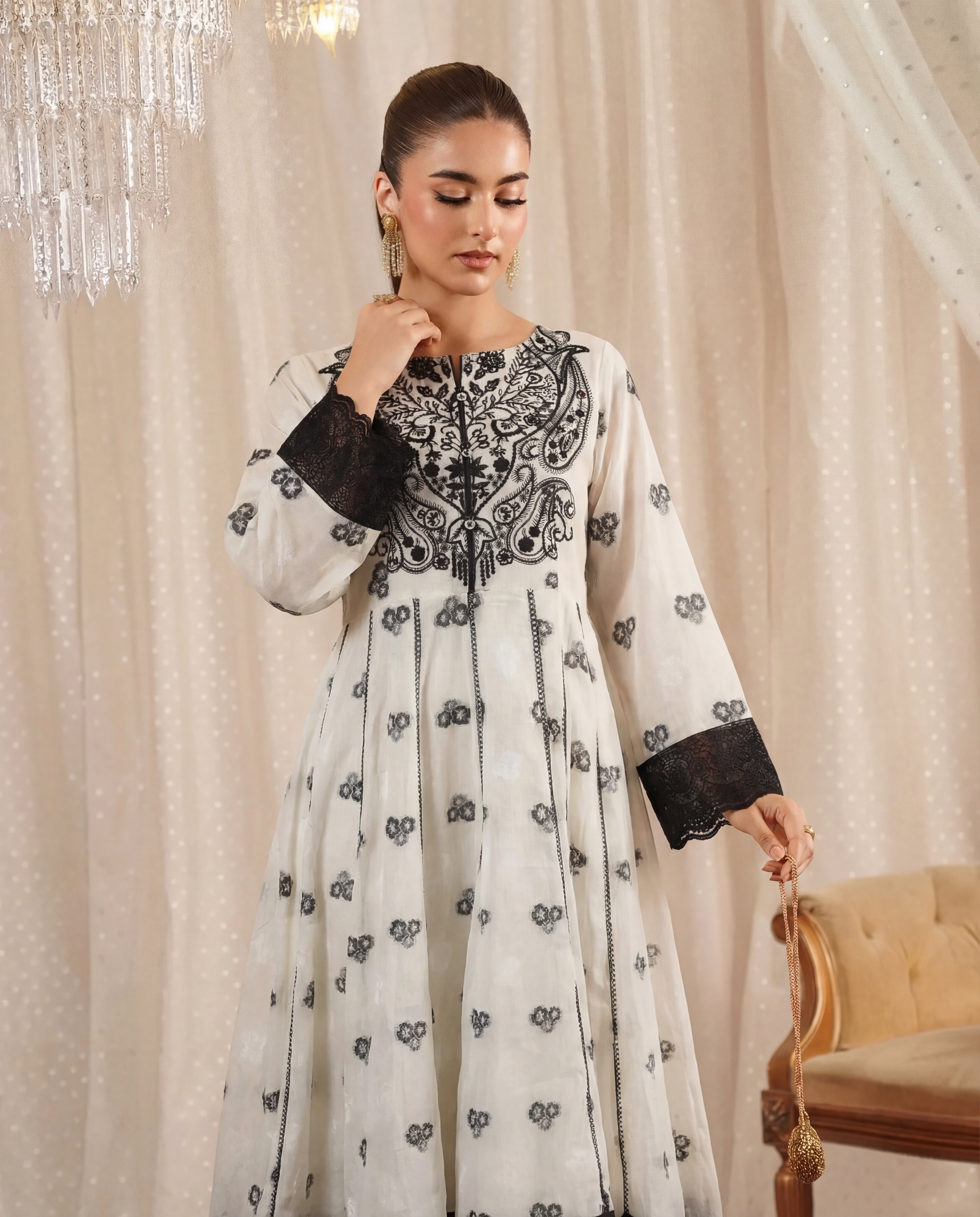 Rosea Premium Fabric Pakistani Summer Dresses - Sahiba-clothing - 6