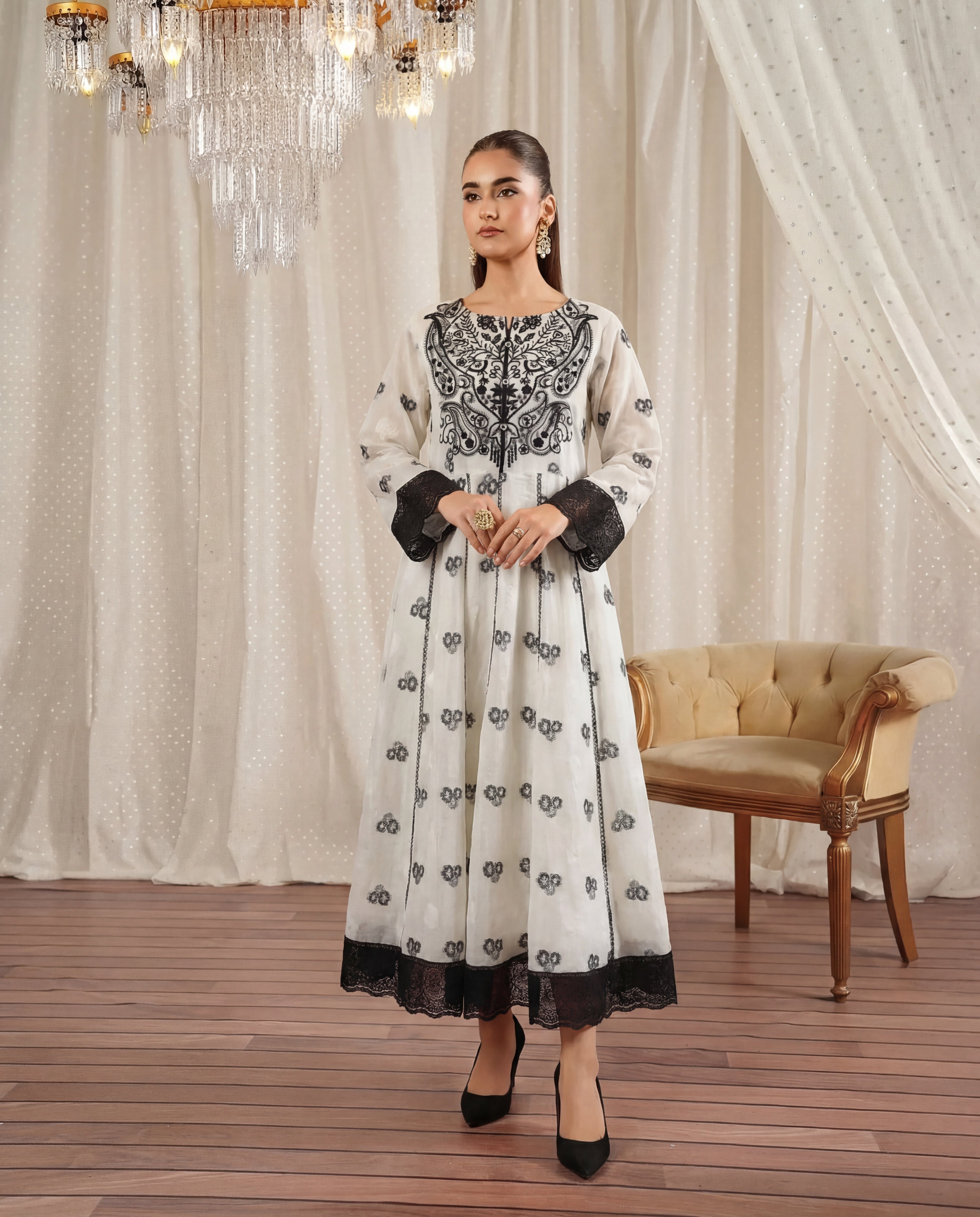 Rosea Premium Fabric Pakistani Summer Dresses - Sahiba-clothing - 5