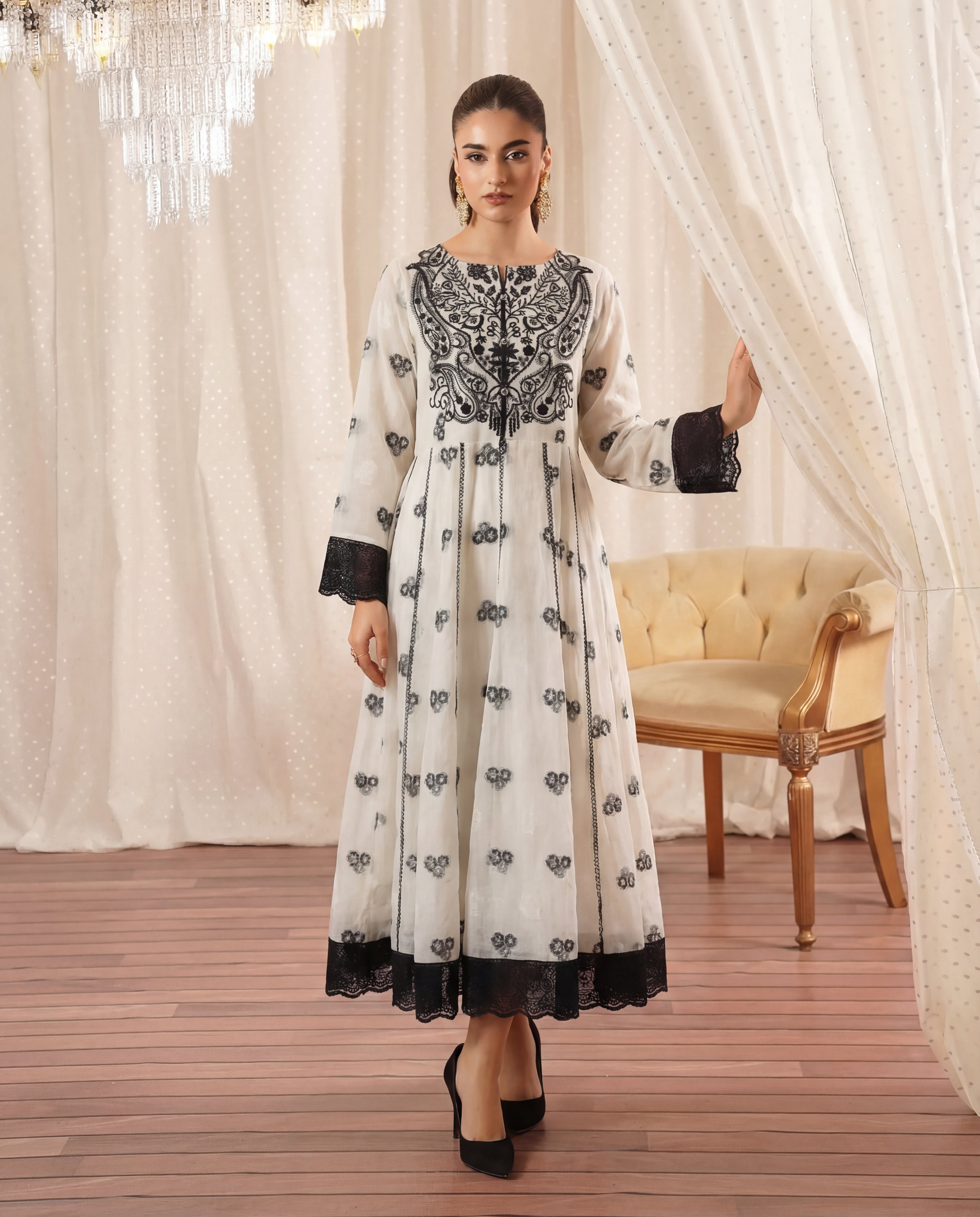 Rosea Premium Fabric Pakistani Summer Dresses - Sahiba-clothing - 3