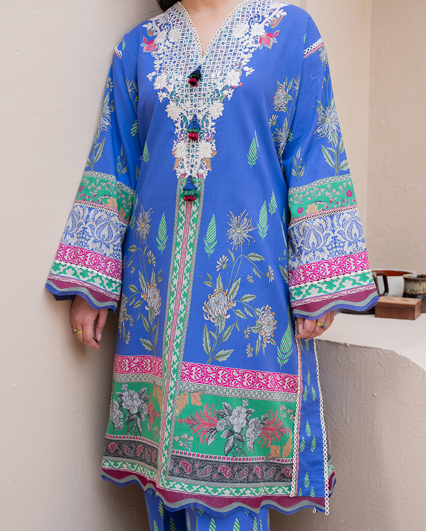 Rosewater Bloom Organza Women Clothing - Roheenaz - 4
