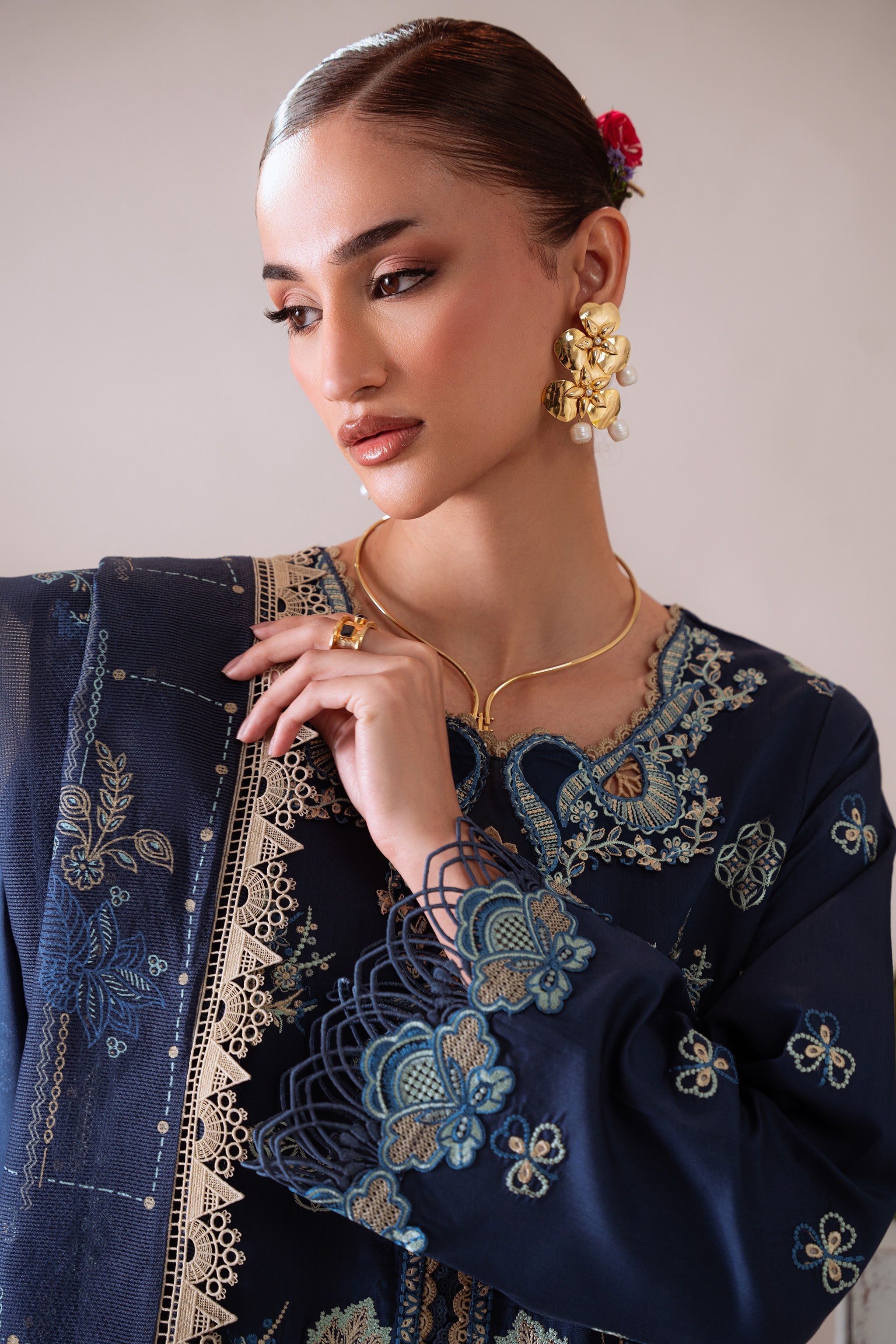 RUHAB (AV-08) Jacquard Pakistani Summer Dresses - aabyaan - 4