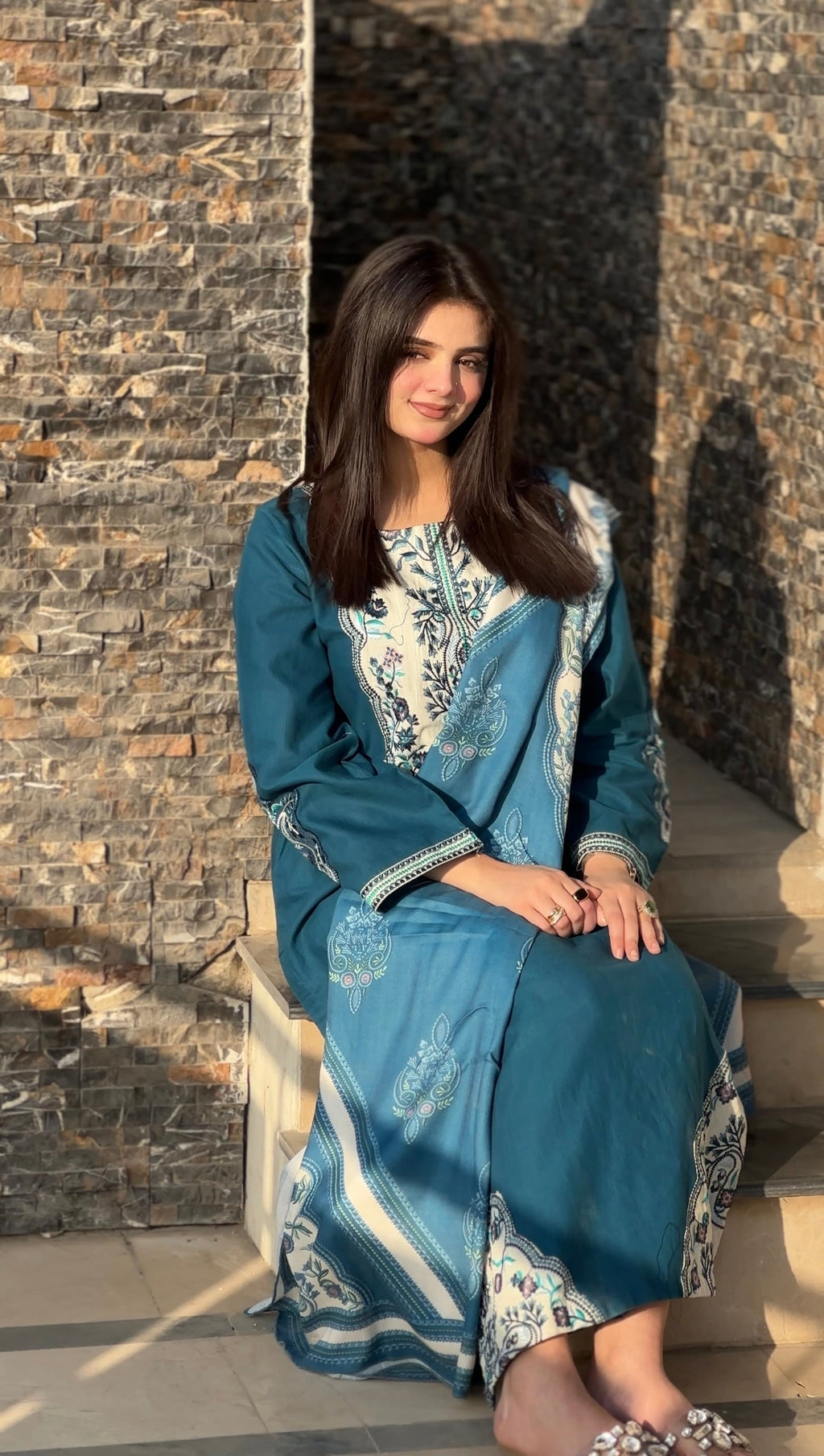 Roam Zinc Premium Fabric Pakistani Winter Dresses - Sahiba-clothing - 3