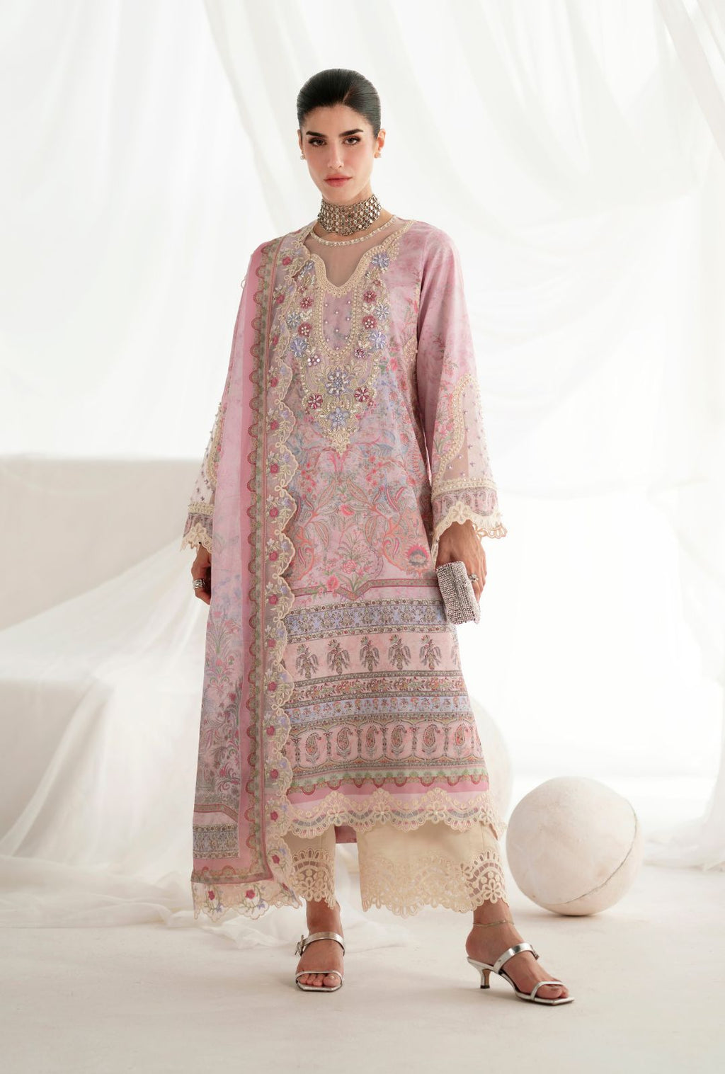SERENYA Silk Pakistani Summer Dresses