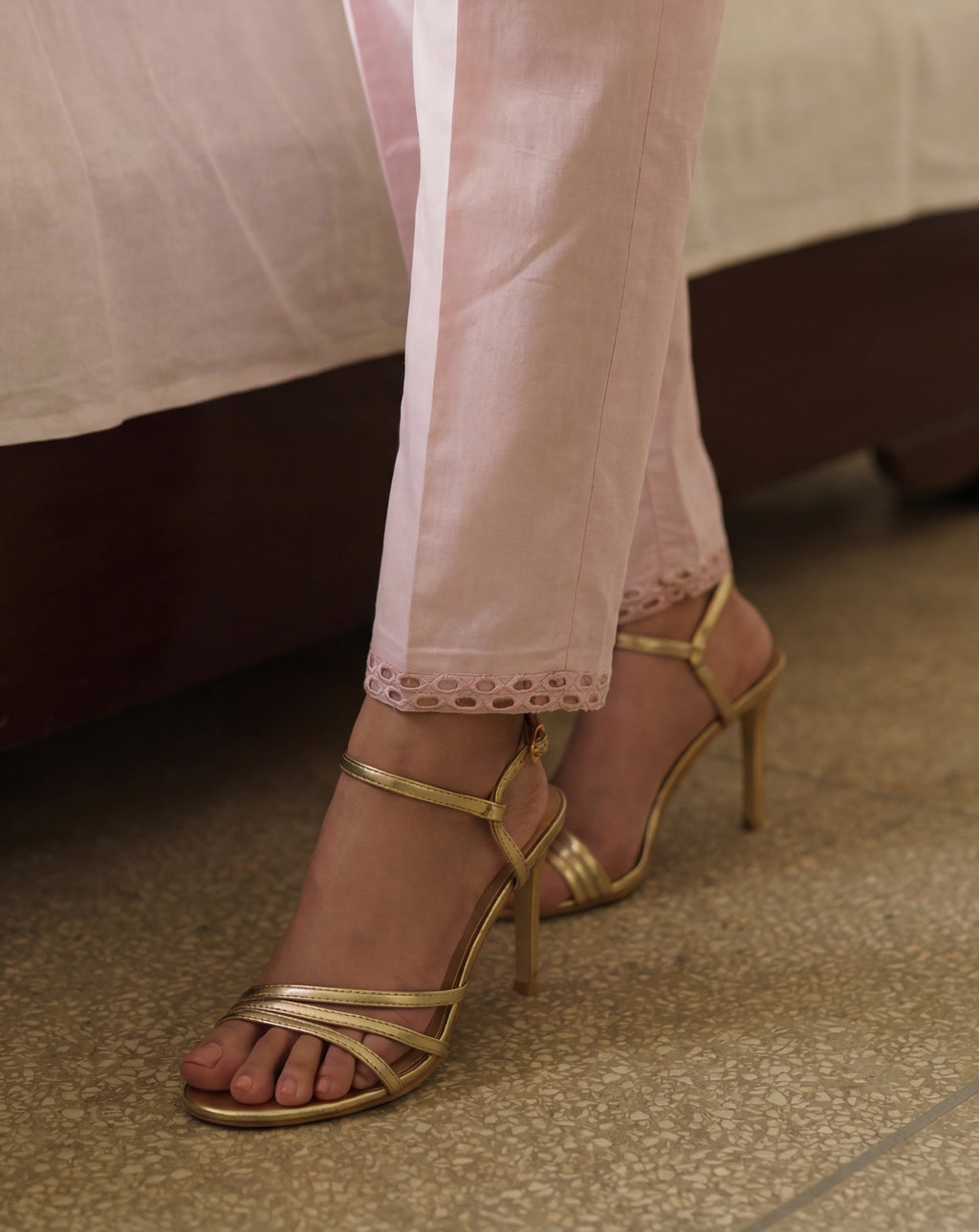 Saamiya Pink Premium Fabric Pakistani Summer Dresses - Sahiba-clothing - 4