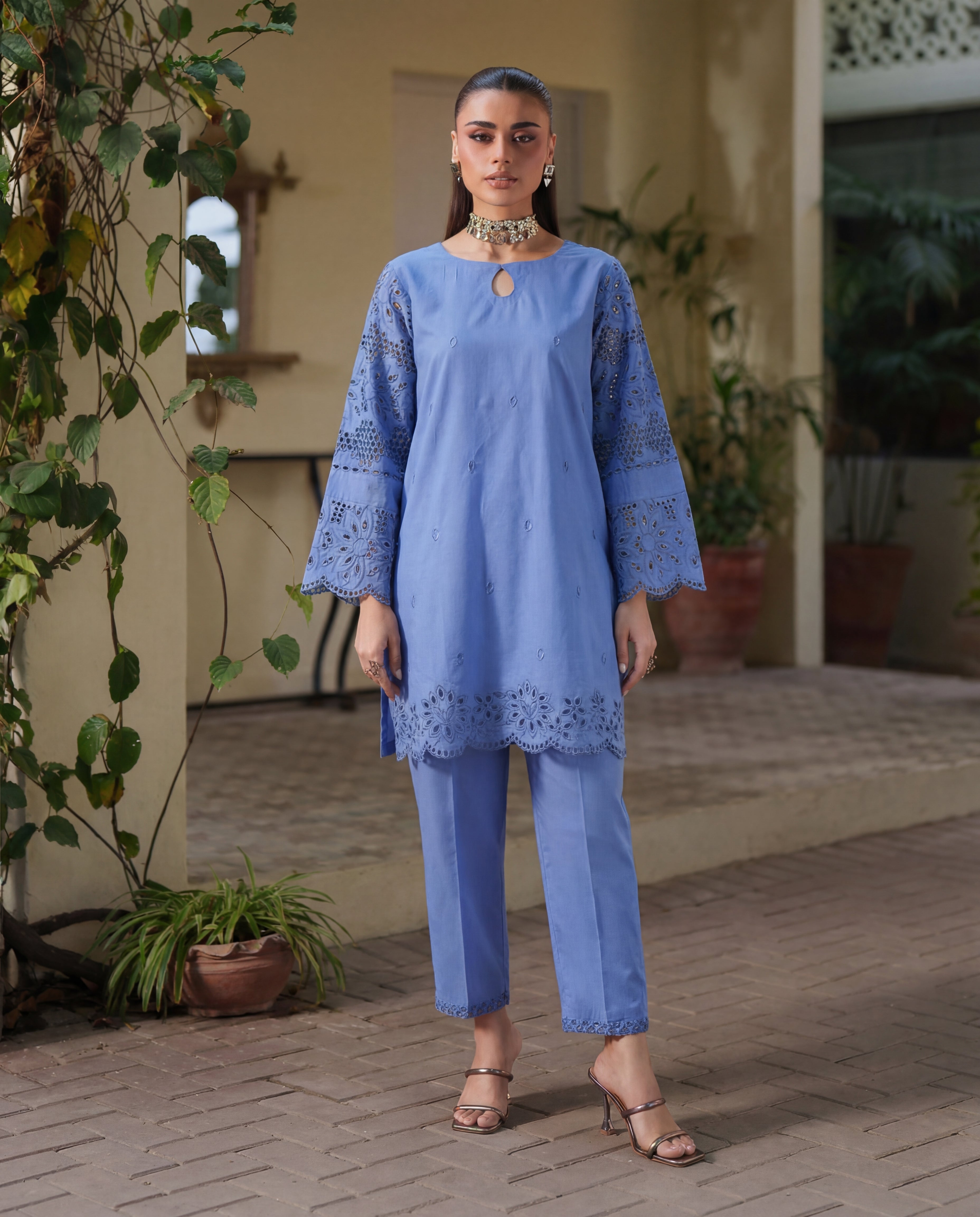 Saamiya Premium Fabric Pakistani Summer Dresses - Sahiba-clothing - 1