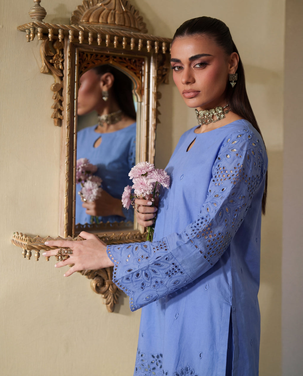 Saamiya Premium Fabric Pakistani Summer Dresses - Sahiba-clothing - 3