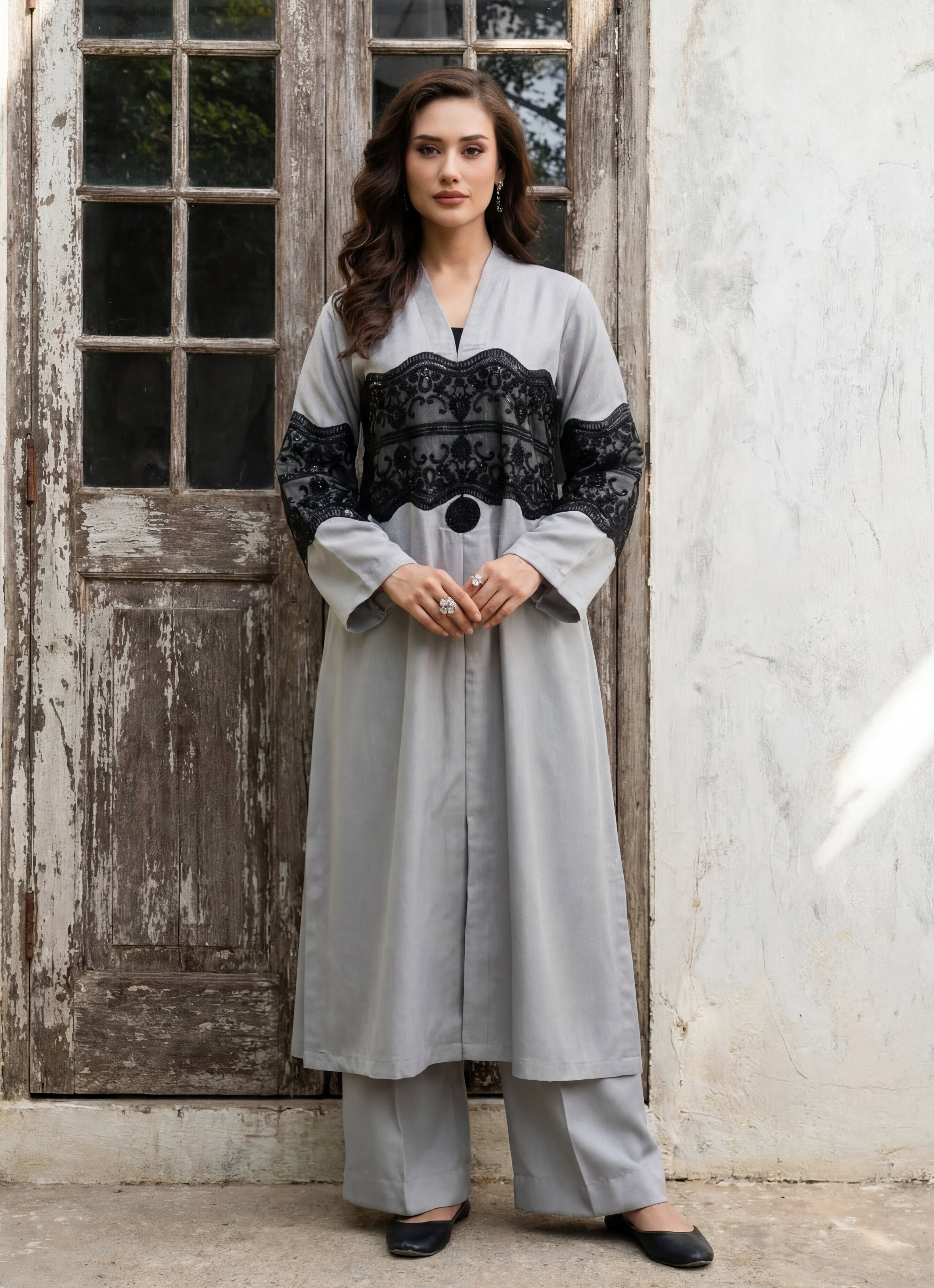 Sareena Premium Fabric Pakistani Winter Dresses - Sahiba-clothing - 1