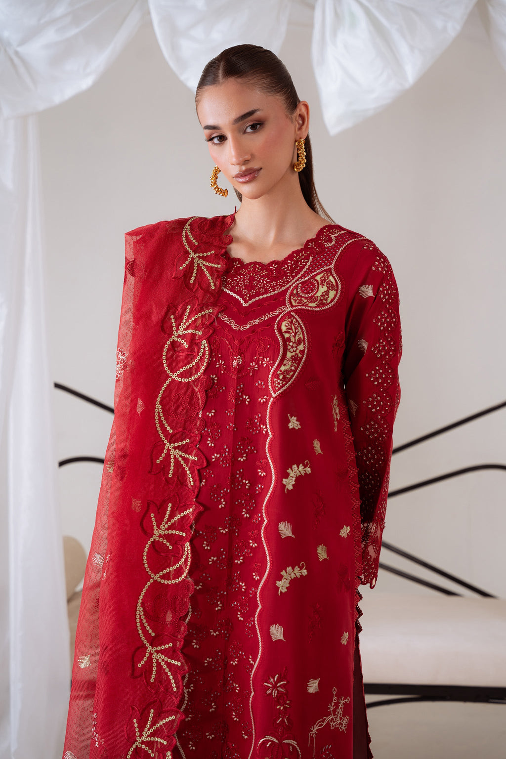 SEHR (AV-07) Karandi Pakistani Summer Dresses - aabyaan - 2