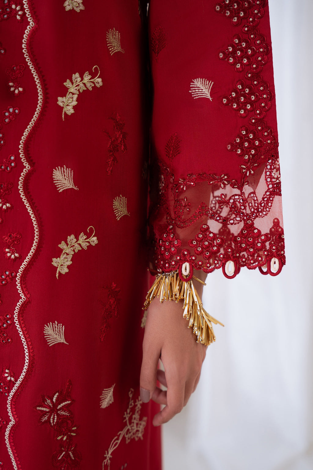 SEHR (AV-07) Karandi Pakistani Summer Dresses - aabyaan - 4