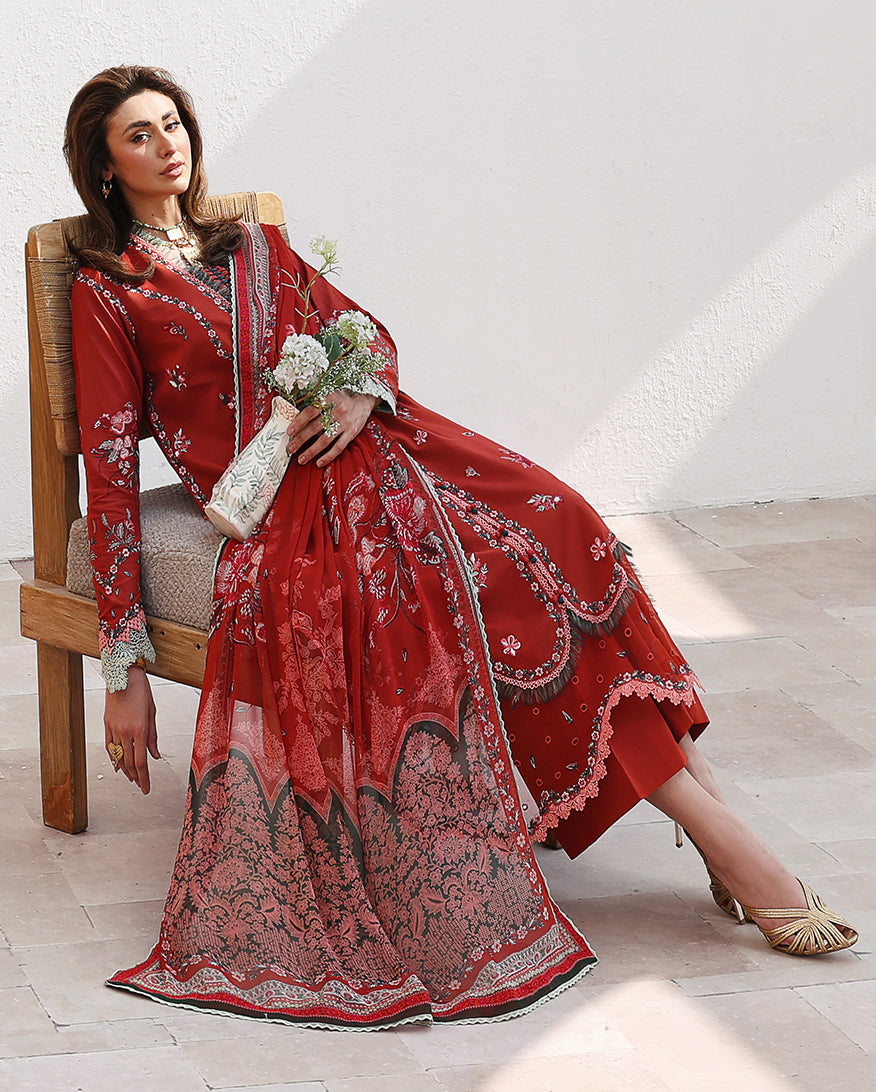 Serene Bloom Organza Women Clothing - Roheenaz - 5