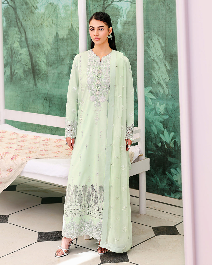 Serene Dusk Organza Women Clothing - Roheenaz - 1