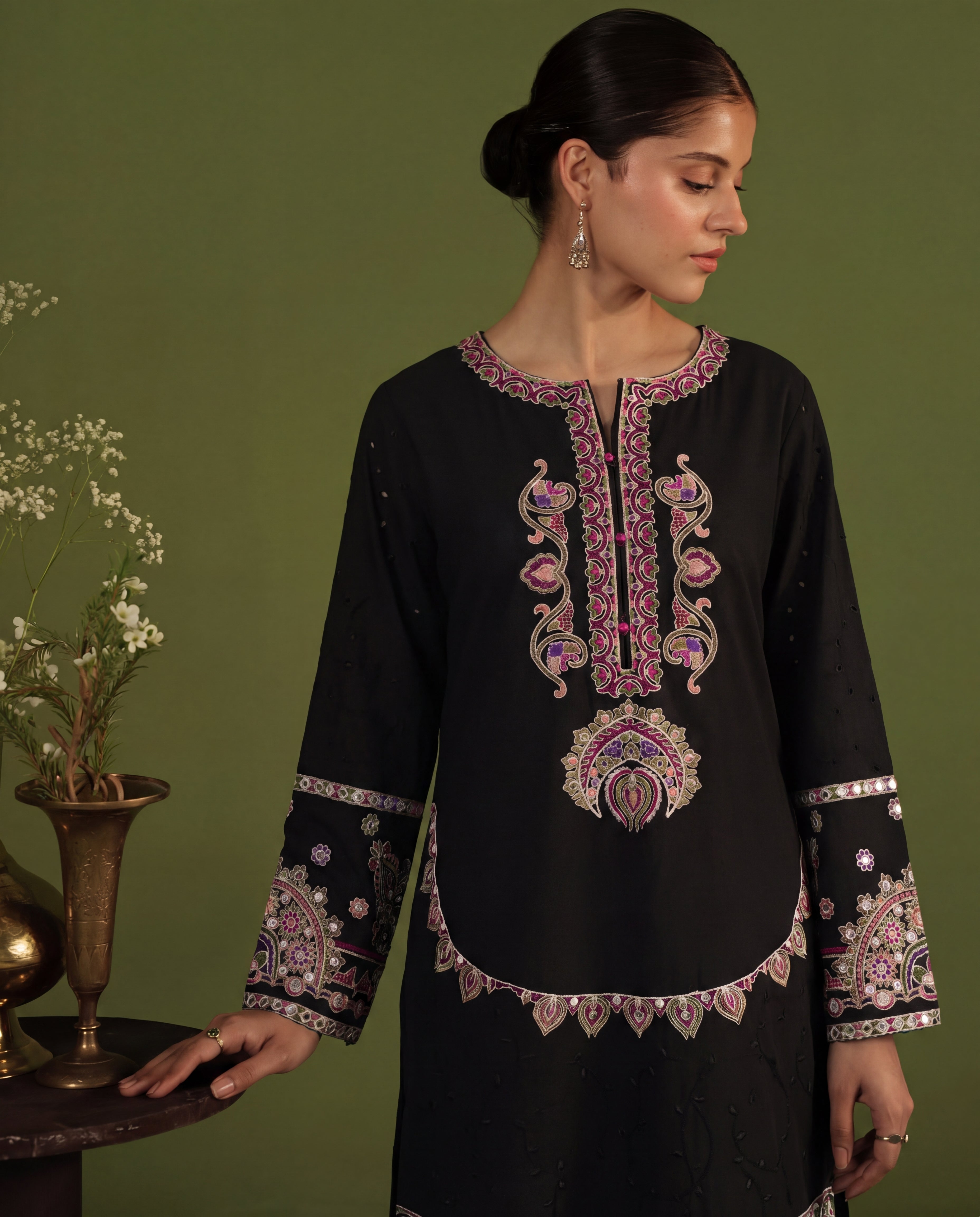 Soleflora Premium Fabric Pakistani Summer Dresses - Sahiba-clothing - 5