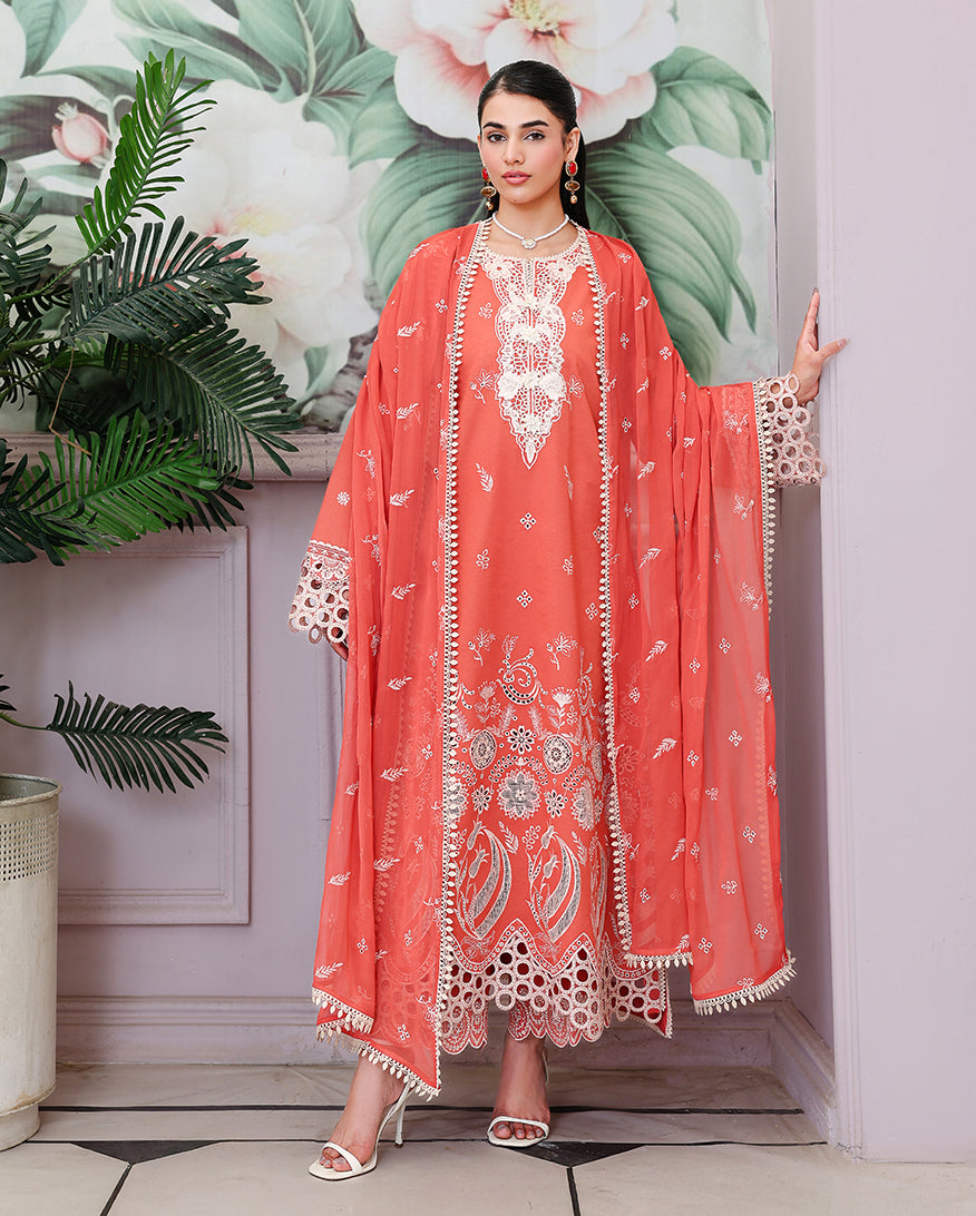 Soleil Blanc Organza Women Clothing - Roheenaz - 7