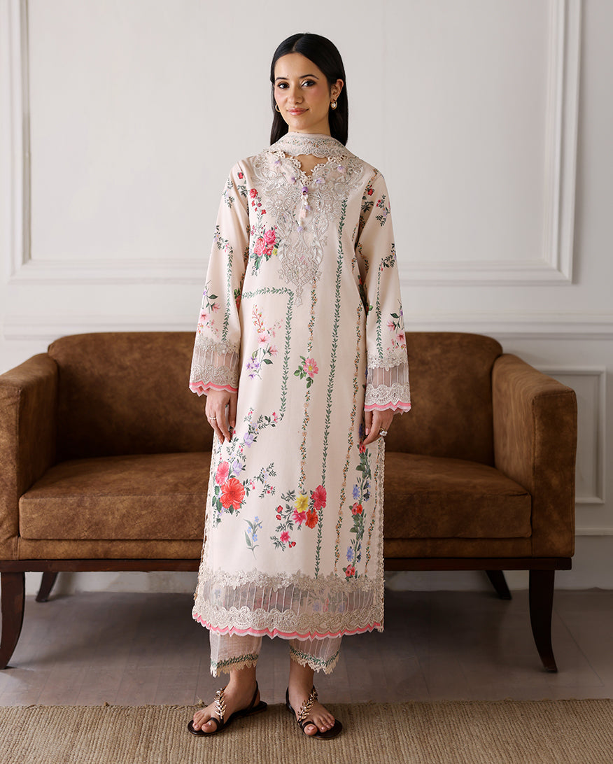 Sunflare Petal Organza Women Clothing - Roheenaz - 1