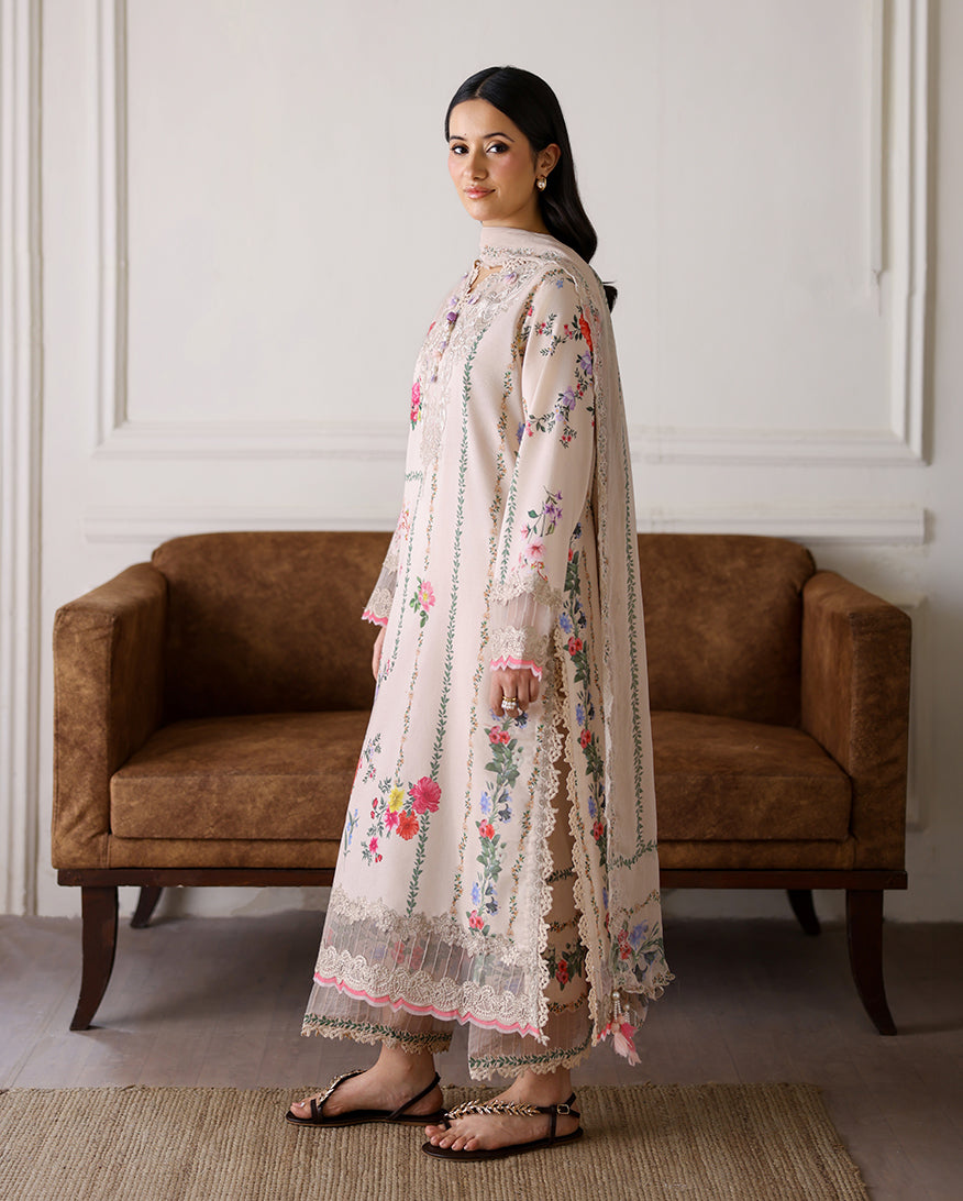 Sunflare Petal Organza Women Clothing - Roheenaz - 2