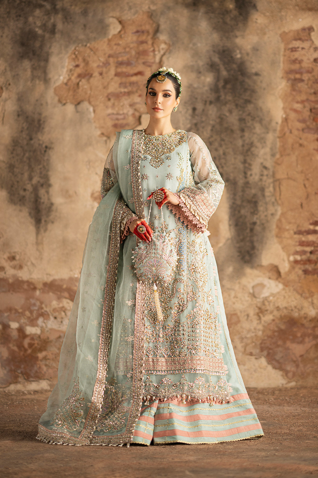 Nirvana Embroidered Pakistani Dress