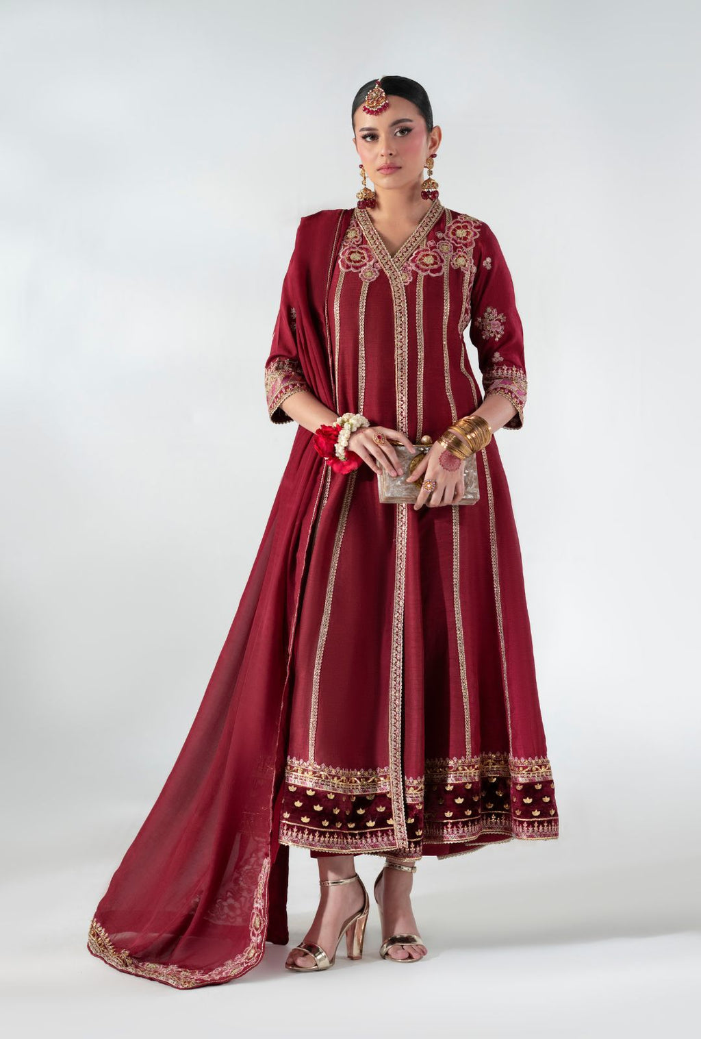 Ruby Raffia Luxury Pakistani Fashion