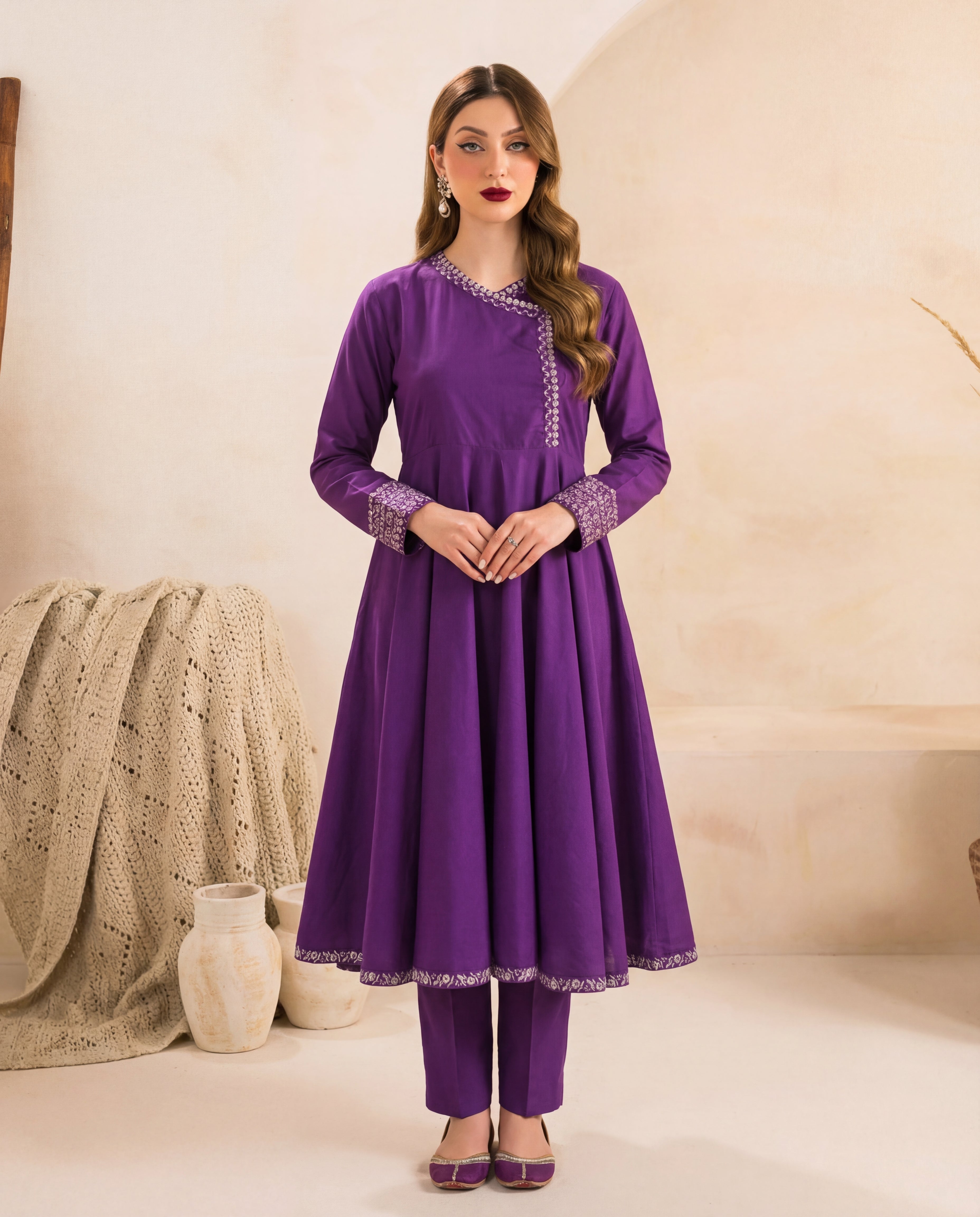Uswa Premium Fabric Pakistani Summer Dresses - Sahiba-clothing - 4