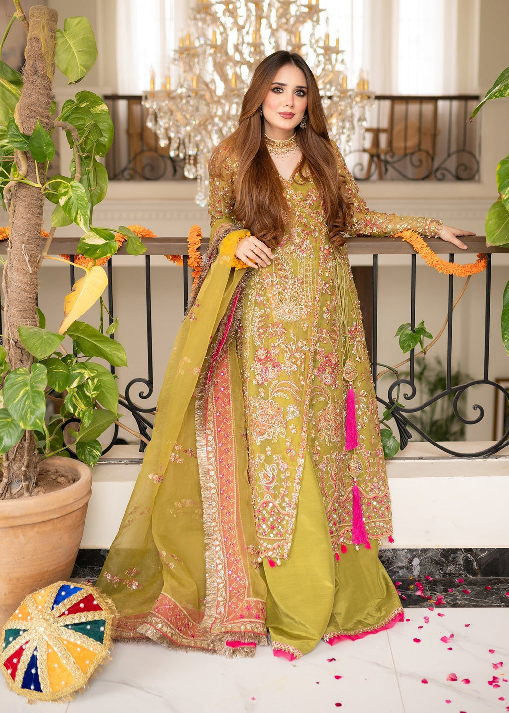 Noir Raw Silk Pakistani Formal Dresses