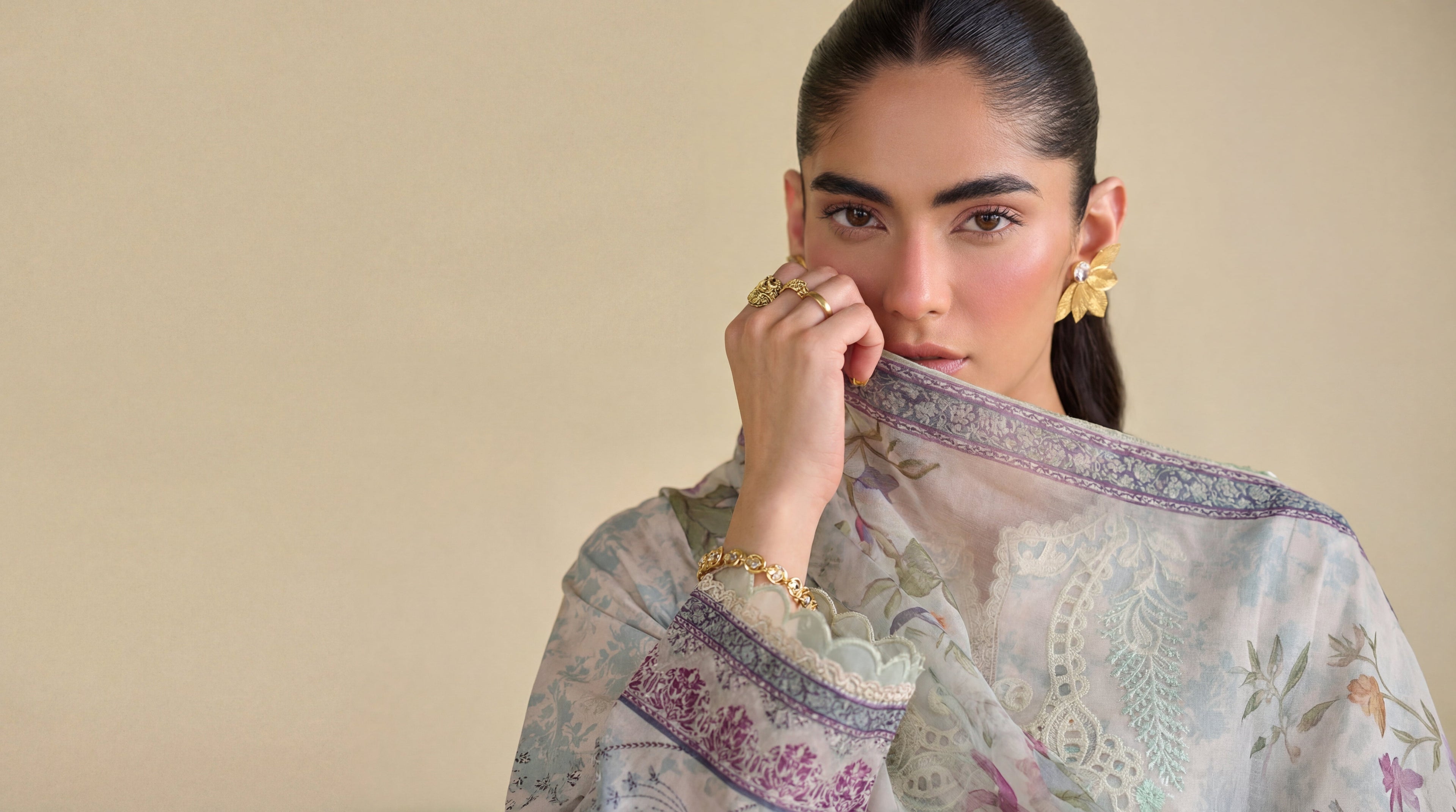 Verdant Premium Fabric Pakistani Summer Dresses - Sahiba-clothing - 5