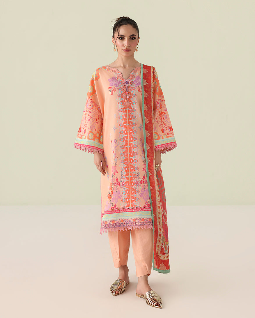 Warm Horizon Organza Women Clothing - Roheenaz - 1