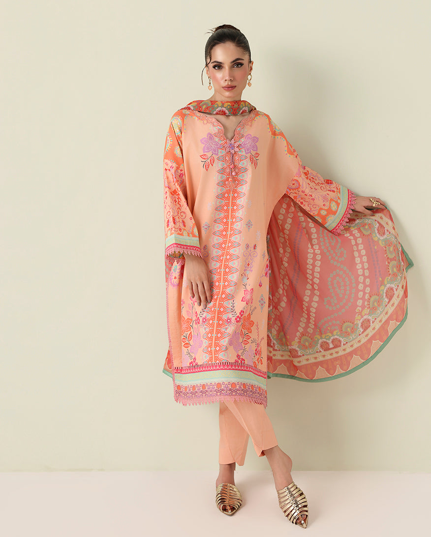 Warm Horizon Organza Women Clothing - Roheenaz - 6