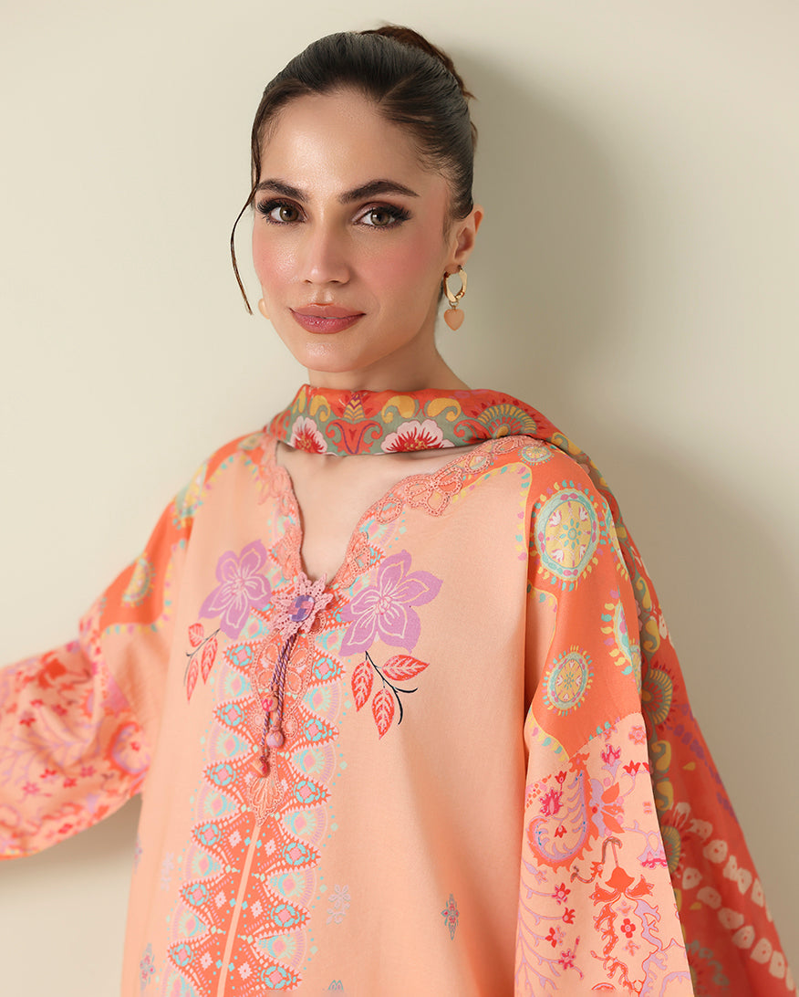 Warm Horizon Organza Women Clothing - Roheenaz - 4