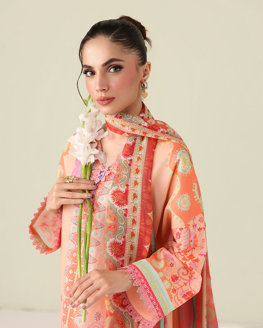 Warm Horizon Organza Women Clothing - Roheenaz - 5