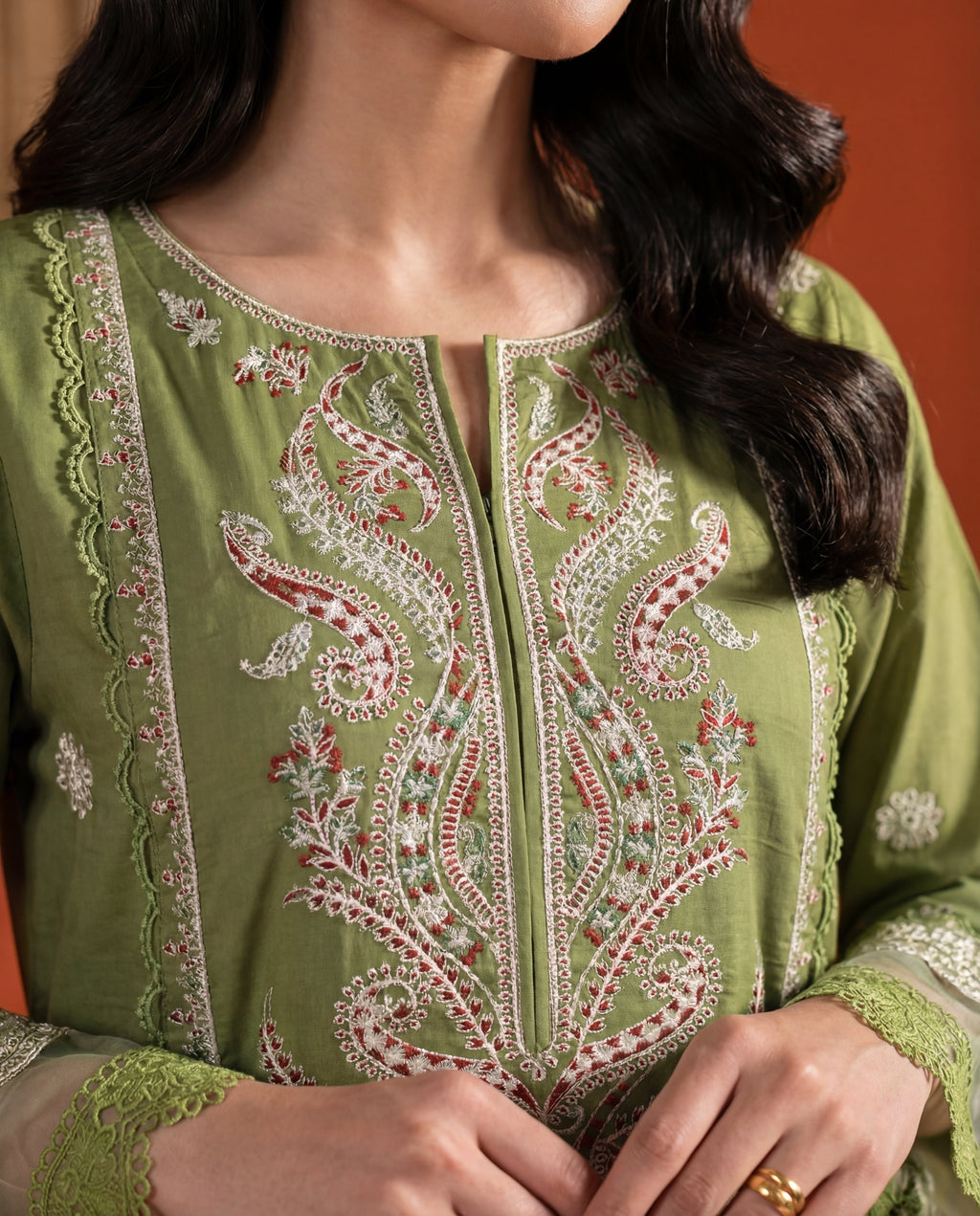 Wateeb Premium Fabric Pakistani Summer Dresses - Sahiba-clothing - 4